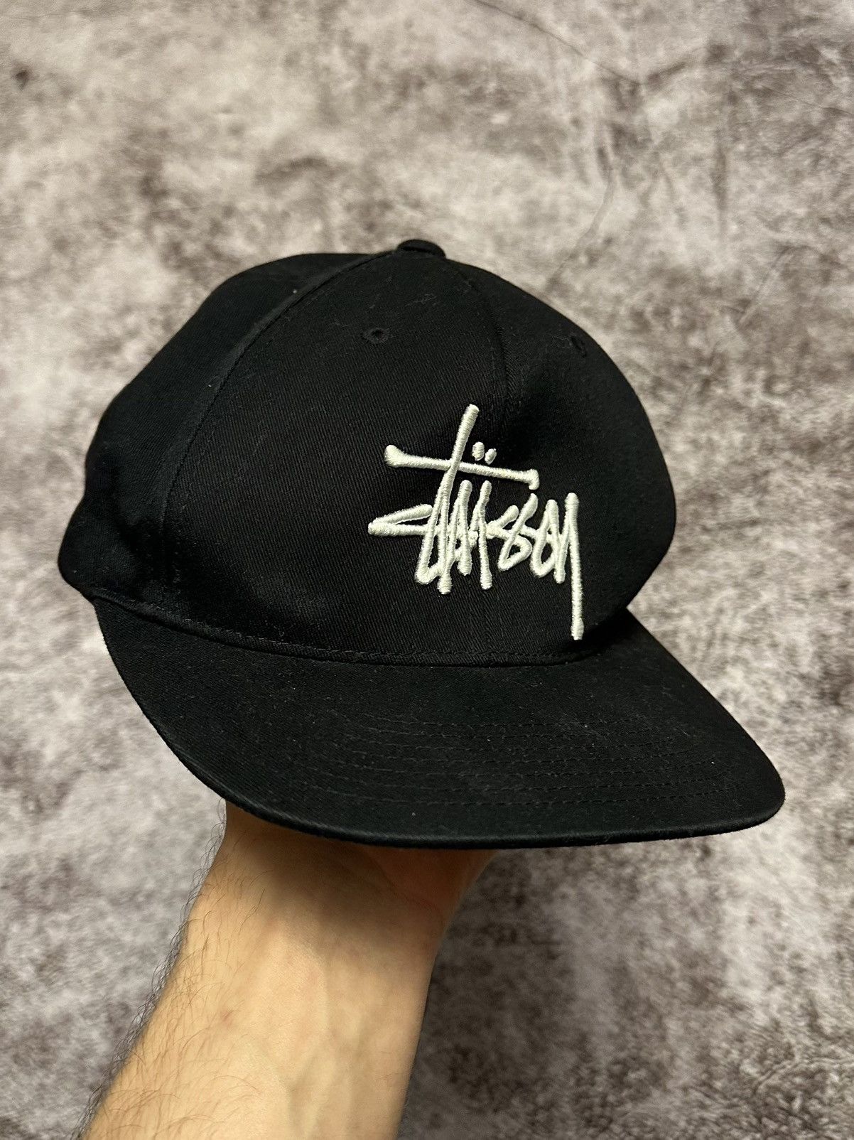 Stussy Stussy basic cap black vintage streetwear OS Size ONE SIZE - 1 Thumbnail