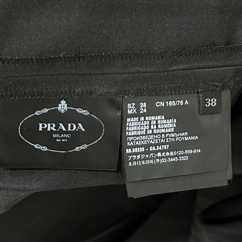 Prada Prada Black nylon dress 2504-Nextarrow Size XS / US 0-2 / IT 36-38 - 5 Thumbnail