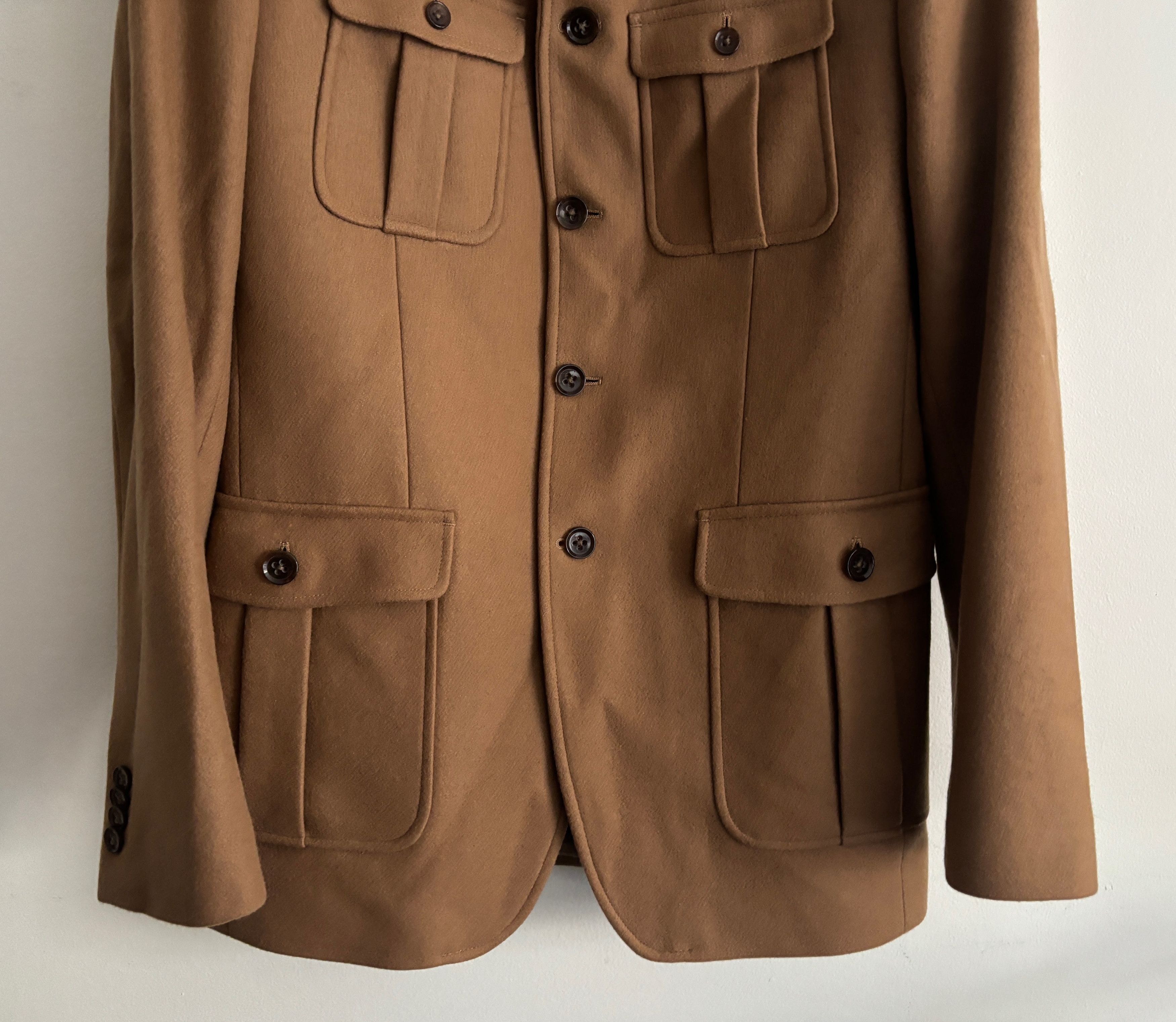 Banana Republic $375 Camel/ Tan Wool Field Jacket/ Sport Coat- Medium Size US M / EU 48-50 / 2 - 7 Thumbnail