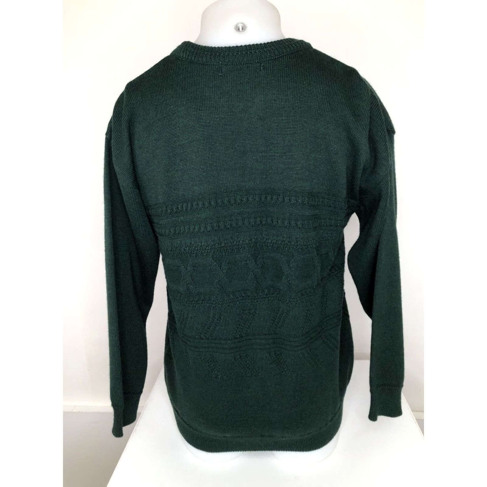 Vintage Blarney Woolen Mills Sweater - Mens M Pullover Wool Green 50% Wool Excellent Shirt/Top Size US M / EU 48-50 / 2 - 3 Thumbnail
