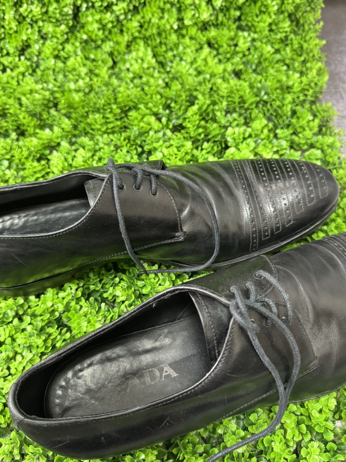 Prada Prada vintage leather shoes Size US 11.5 / EU 44-45 - 22 Thumbnail