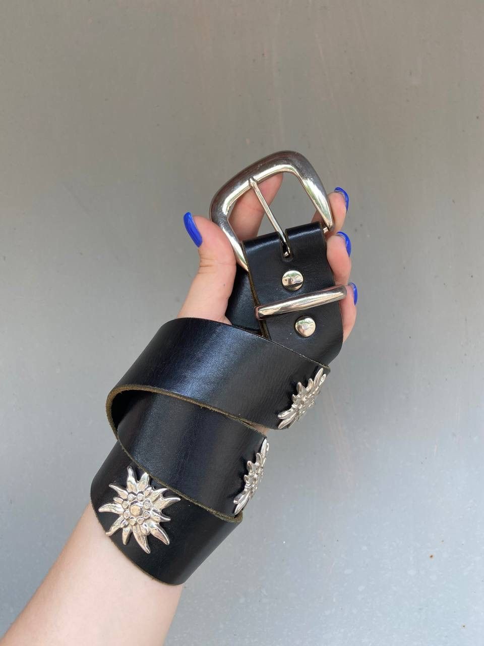 小物 HYSTERIC GLAMOUR studs BELT BIG LOGO BK Hysteric Glamour Studded Leather Belt 90s Size M Limited