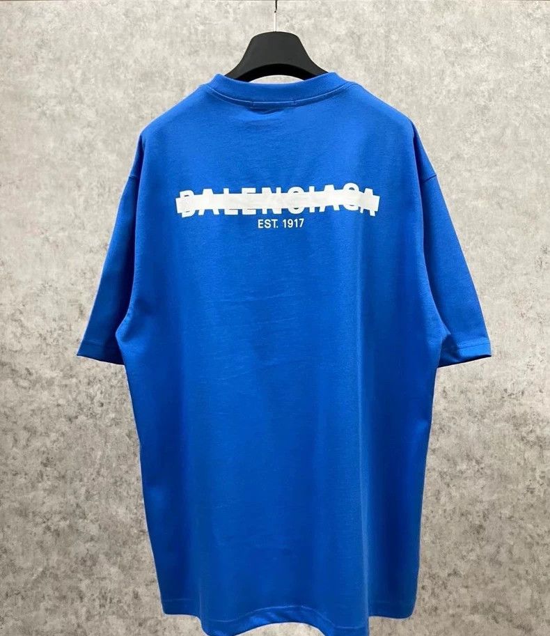 Balenciaga Balenciaga size 2 Blue short sleeve tape Size US XL / EU 56 / 4 - 2 Thumbnail