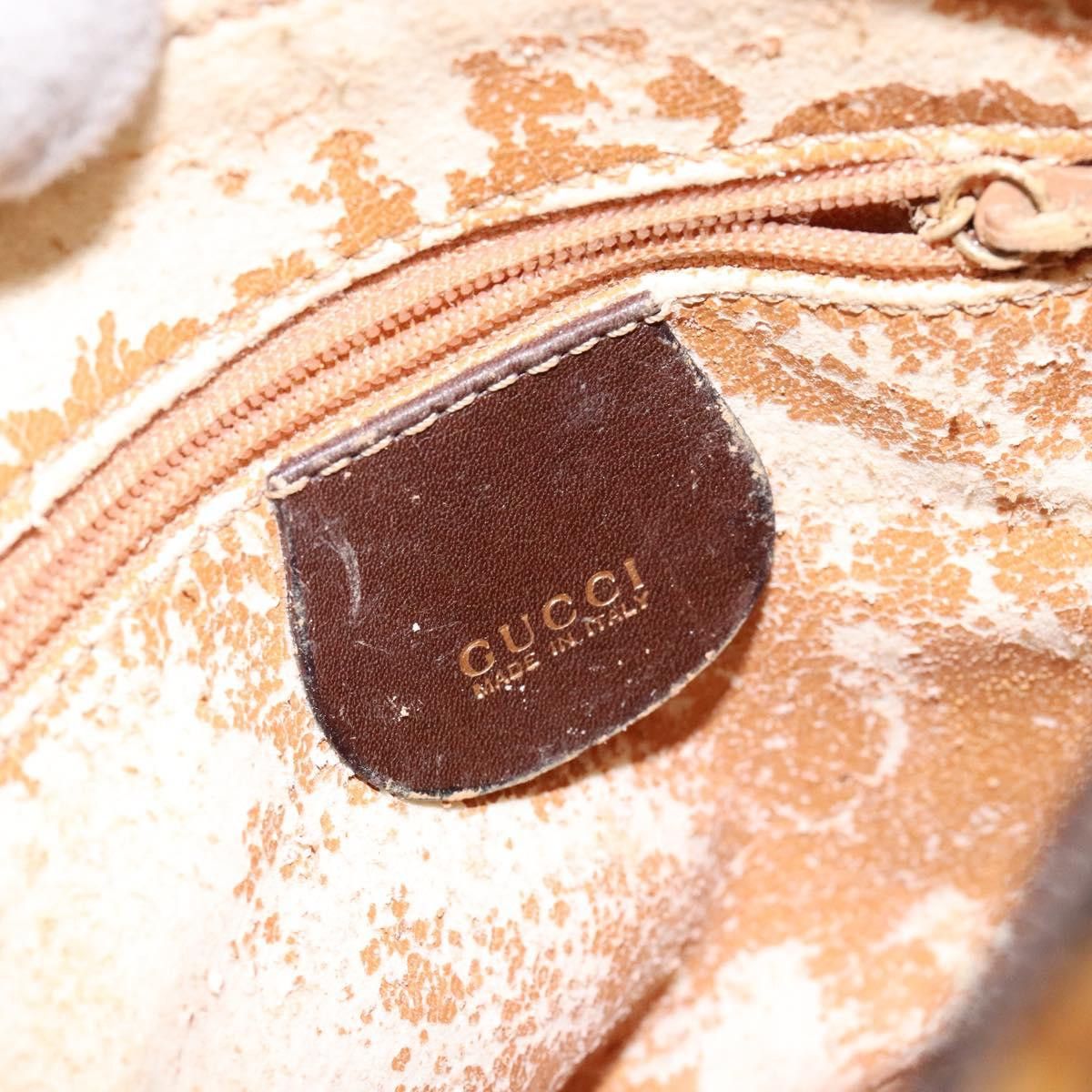Gucci GUCCI Bamboo Shoulder Bag Leather Brown Gold 007 2032 007 Size ONE SIZE - 18 Thumbnail