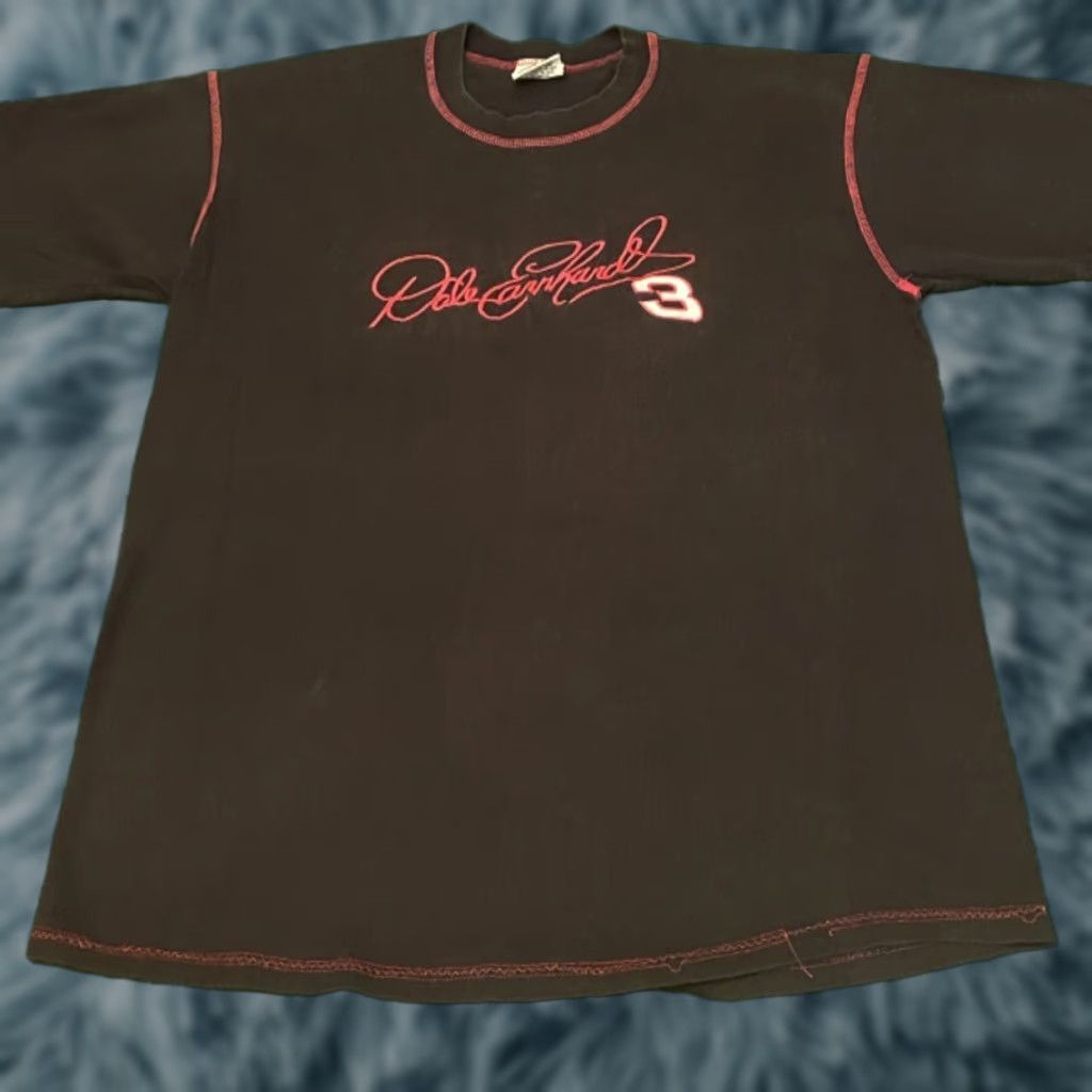 Nutmeg VINTAGE Dale Earnhardt Nascar Embroidered Logo VTG Shirt Mens L Black 90s Sports Logo Shirt Mens L Size US L / EU 52-54 / 3 - 1 Thumbnail