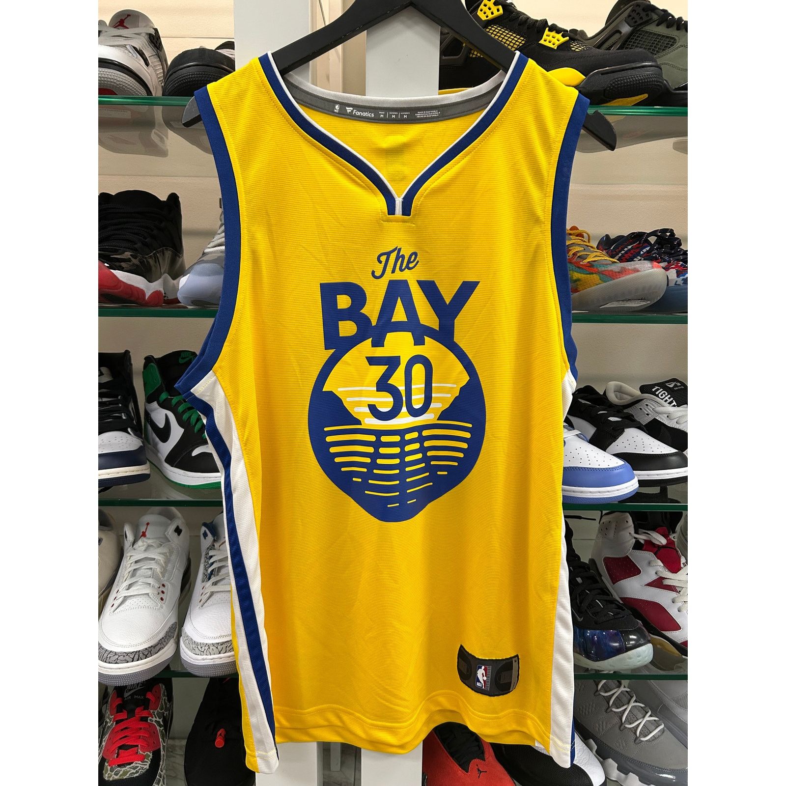 NBA Golden State Warriors "The Bay" City Edition jersey Curry M Size US M / EU 48-50 / 2 - 1 Thumbnail