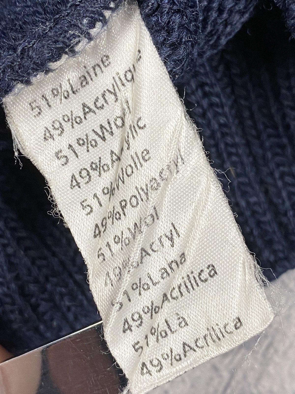 Designer × Lacoste × Vintage Vintage 90s Lacoste Designer Knitted Sweater Size US L / EU 52-54 / 3 - 11 Thumbnail