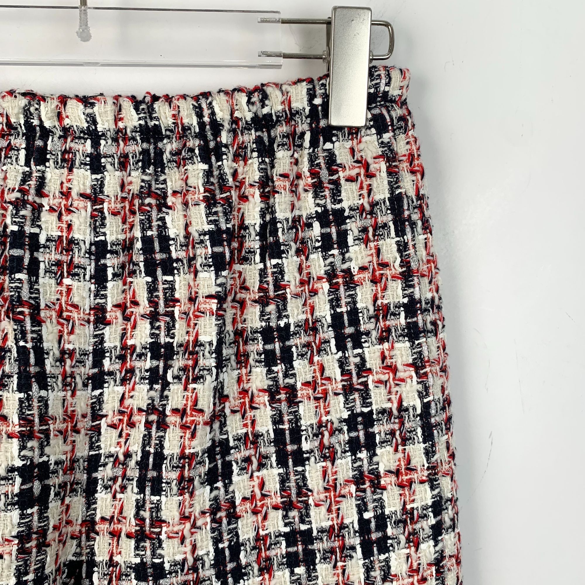Gucci Gucci Womens Tweed Plaid Shorts Made In Italy Size 36 Red/Bl Size 36" / US 14 / IT 50 - 3 Thumbnail