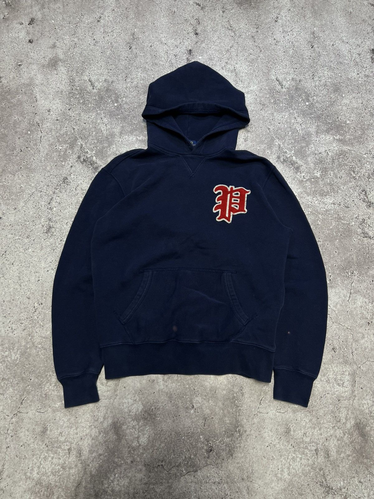 Polo Ralph Lauren Vintage Polo Ralph Lauren Hoodie P Logo Y2K Size US M / EU 48-50 / 2 - 1 Thumbnail