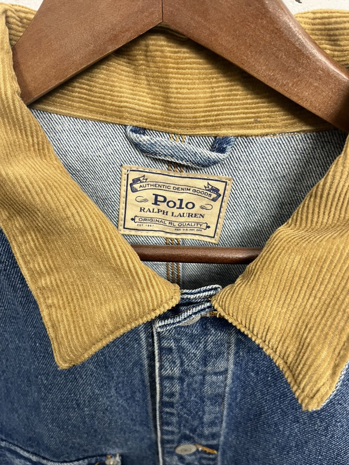 Polo Ralph Lauren Polo ralph lauren denim dungaree trucker jacket Size US L / EU 52-54 / 3 - 2 Thumbnail