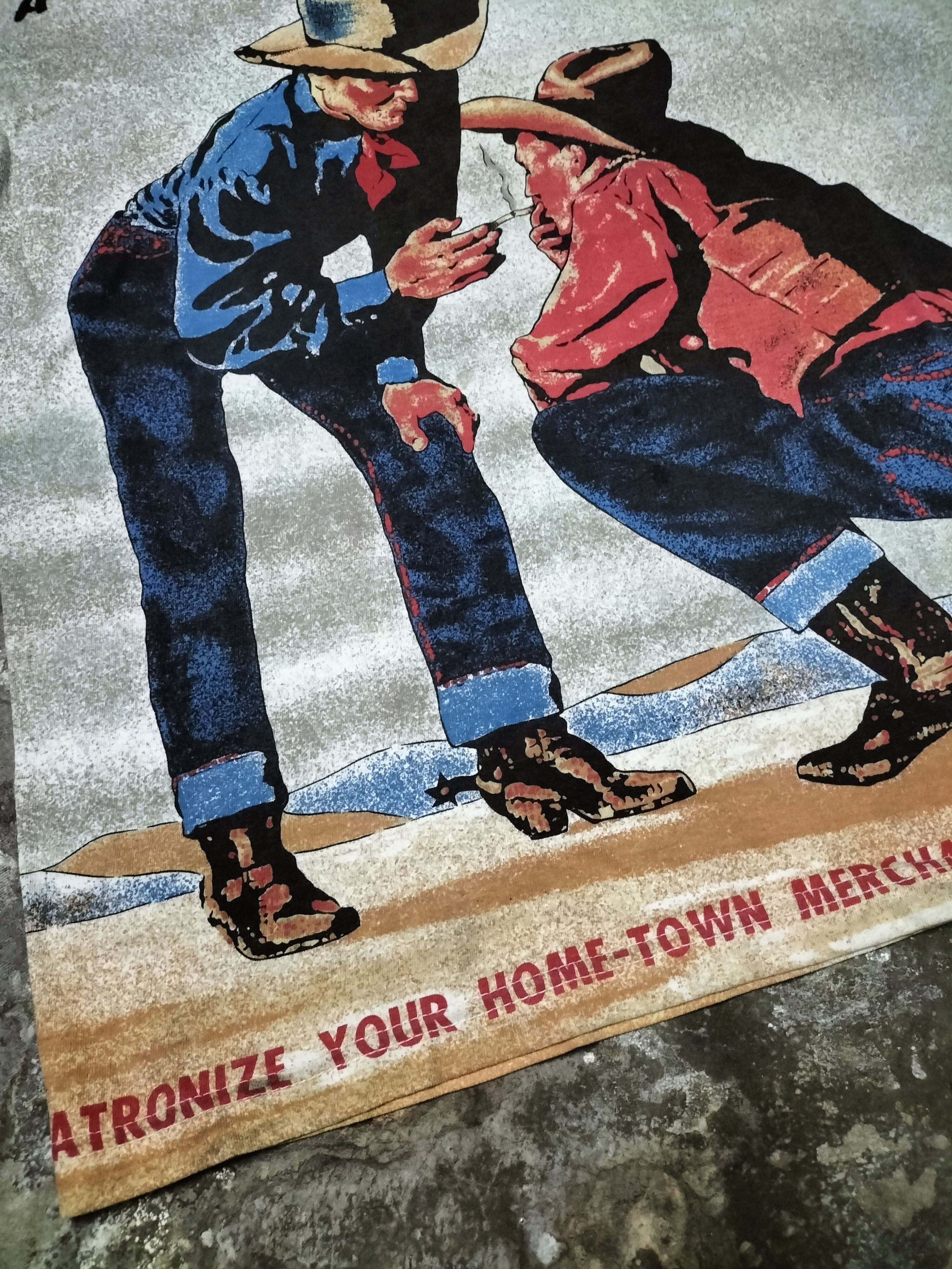Levi's Vintage Clothing Vintage Levis Big E Over print Cowboy Logo very Rare Size US XL / EU 56 / 4 - 5 Thumbnail