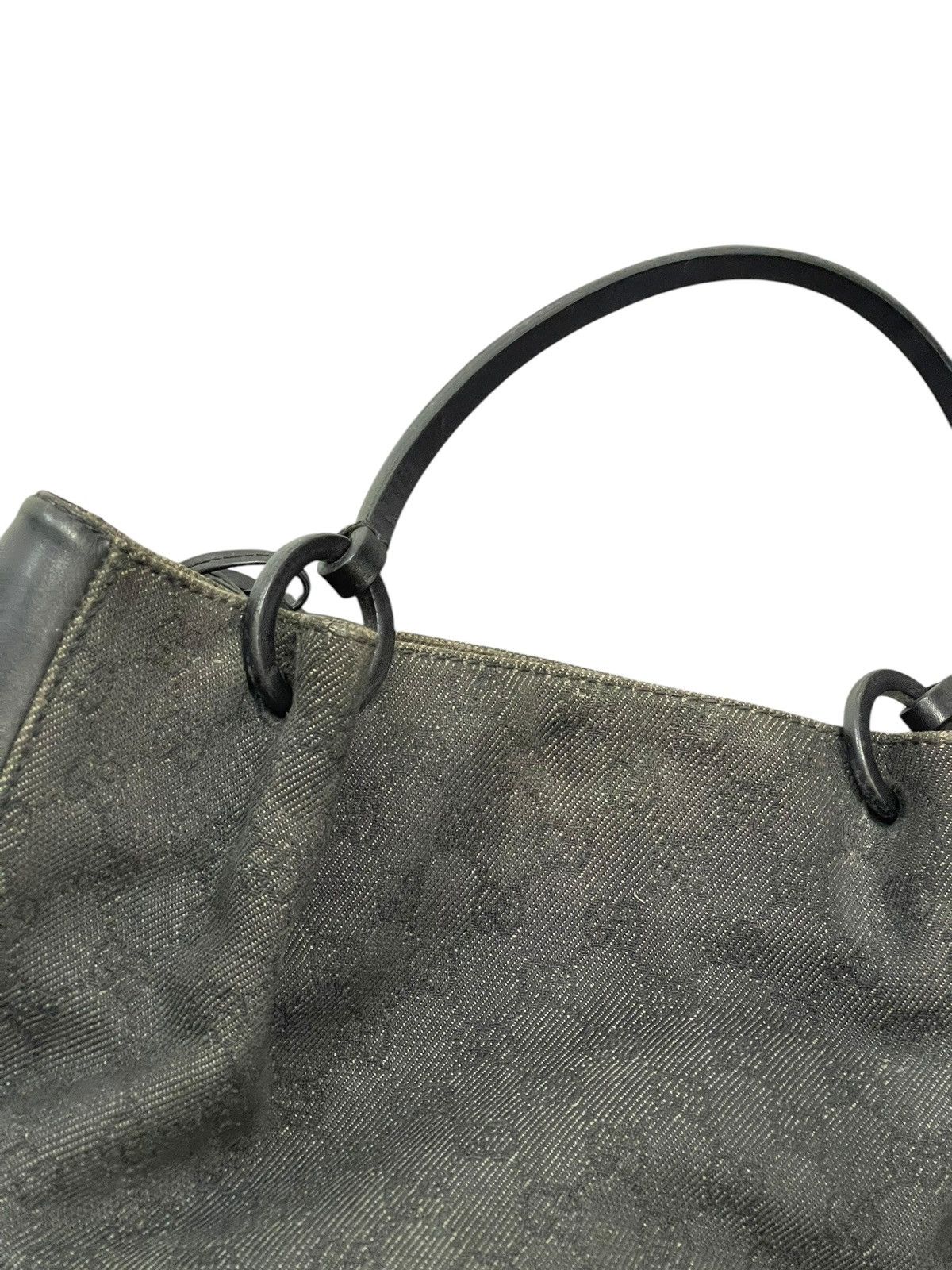 Gucci Leather Cotton Gucci Monogram Hand Bag 1🟩9 Size ONE SIZE - 16 Thumbnail
