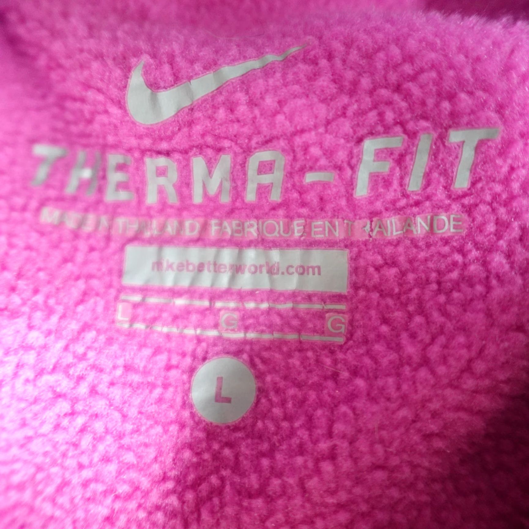 Nike Nike Womens Full Zip Hoodie Therma Colorblock Sweatshirt L Blue Size L / US 10 / IT 46 - 2 Thumbnail