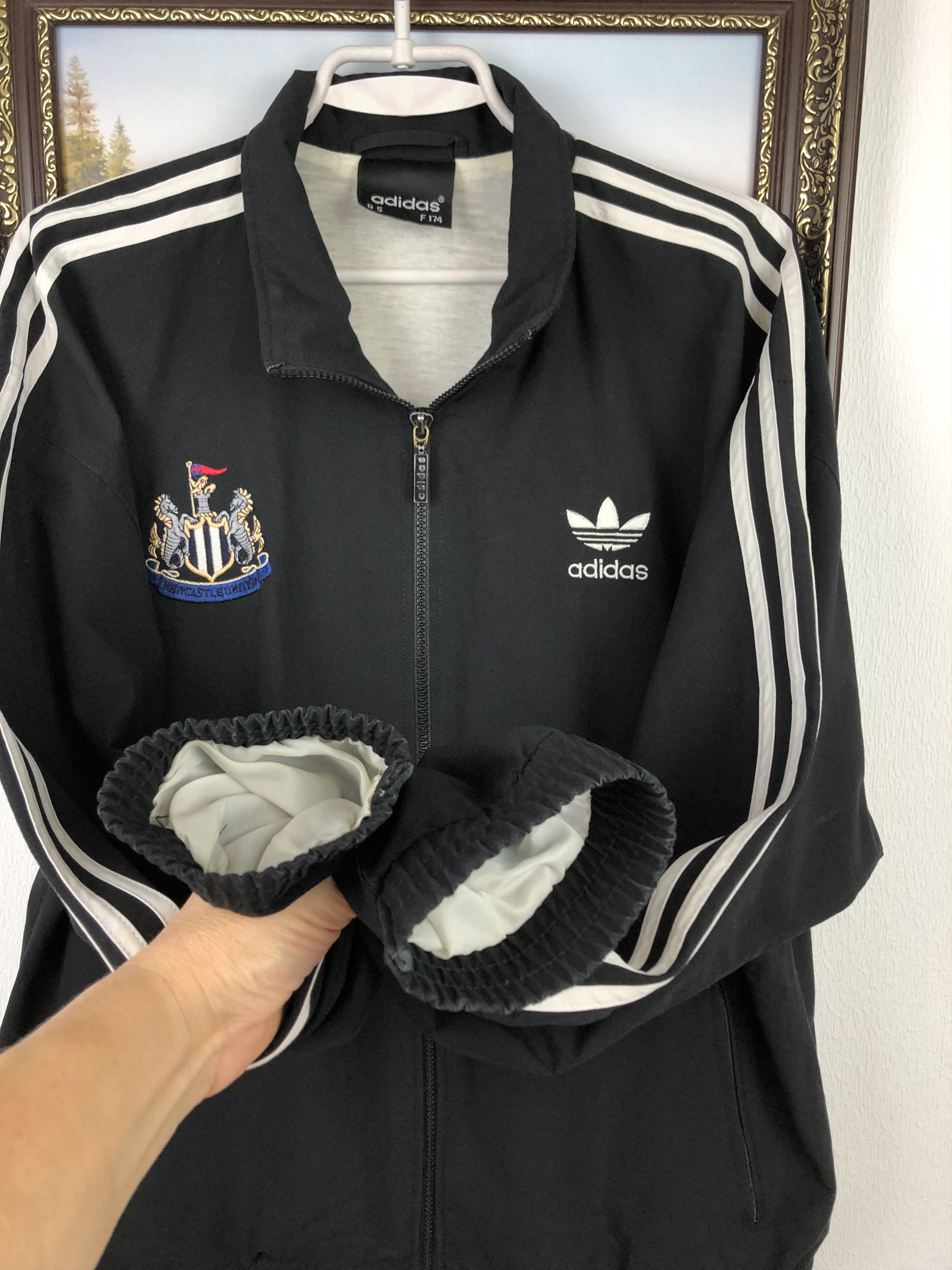 Adidas Vintage Adidas Newcastle Football Track Top Soccer Jacket Size US M / EU 48-50 / 2 - 6 Thumbnail