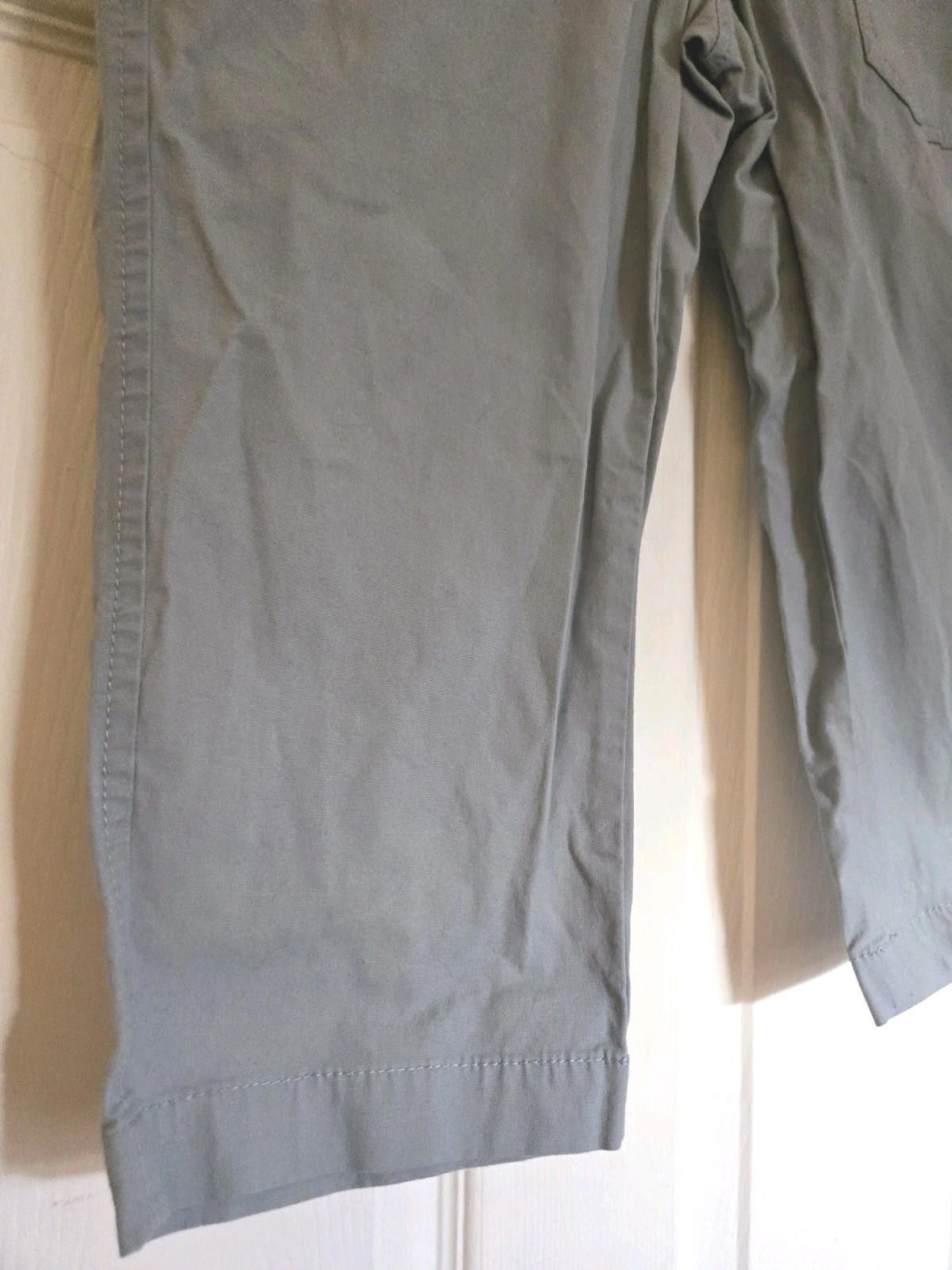 Dockers Dockers Capri Pants Muted Blue Green Sure Fit Chino Sz 4 P E Size 27" / US 4 / IT 40 - 3 Thumbnail