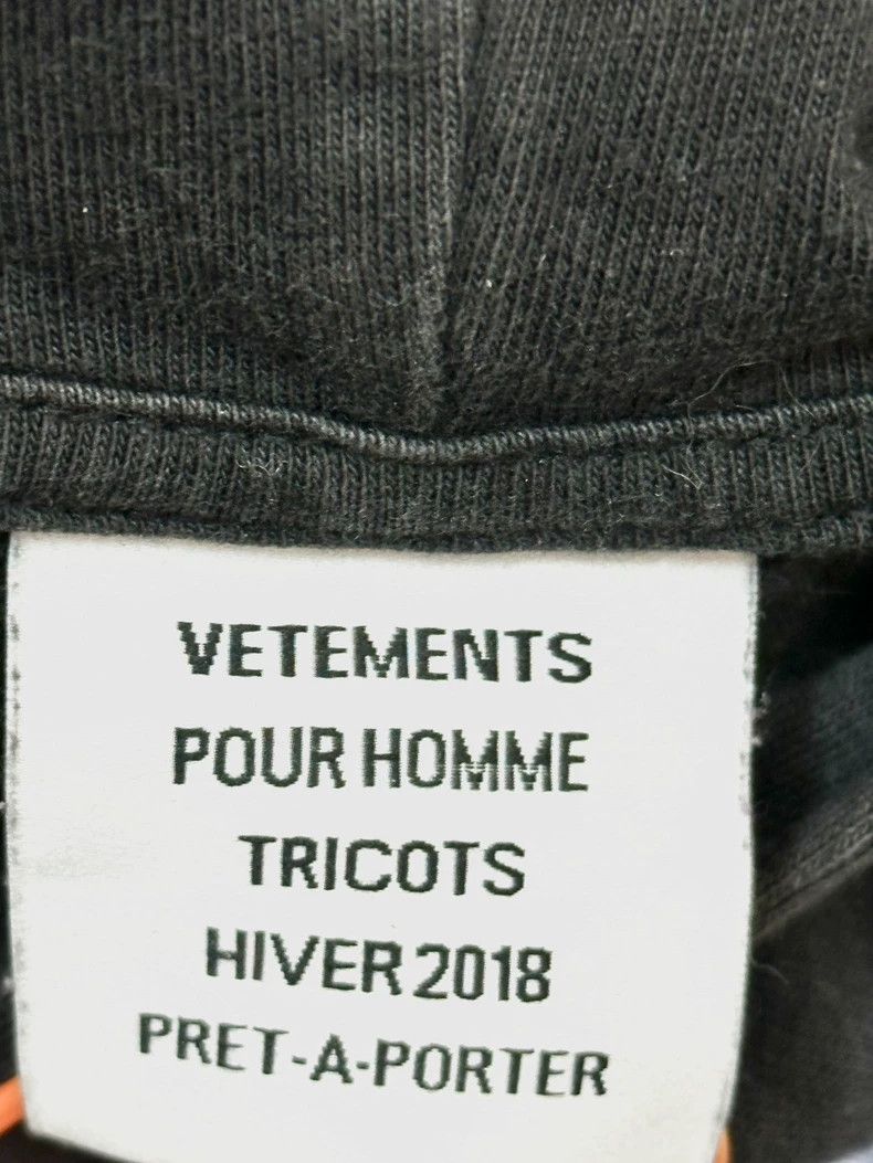 Vetements Vetements AW18 German tank slim-fit sweatshirt Size US M / EU 48-50 / 2 - 4 Thumbnail
