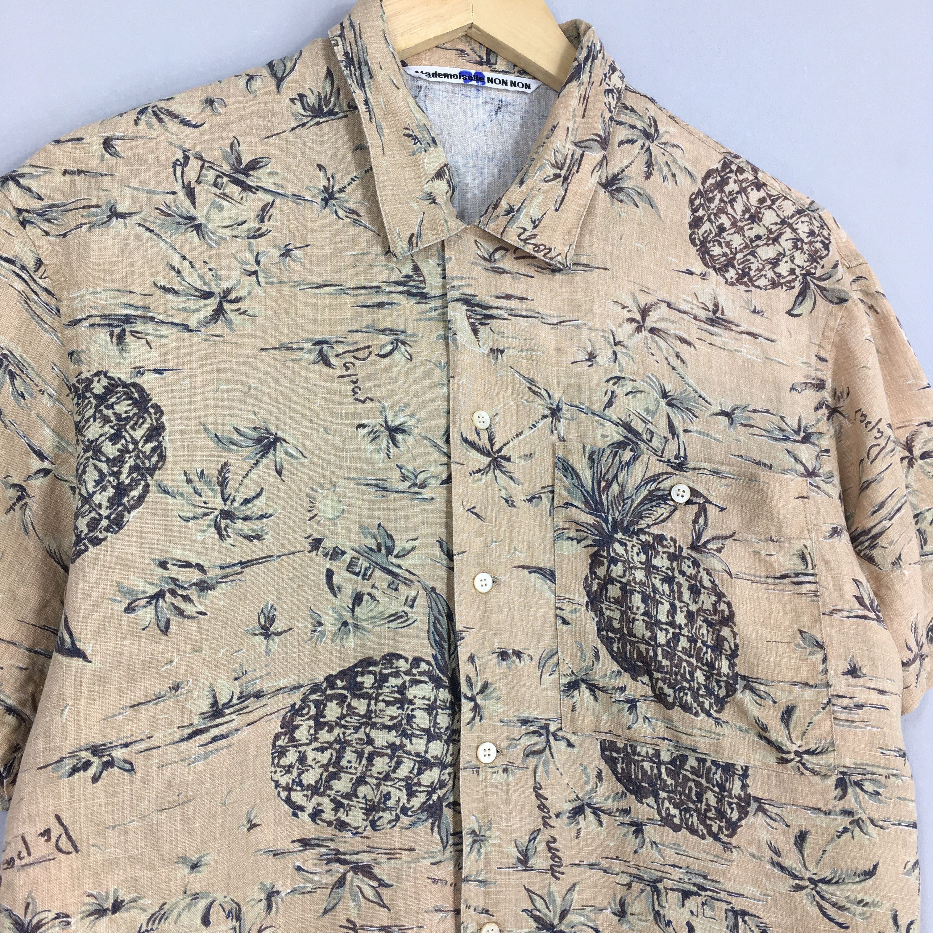 Life's a Beach Vintage Hawaiian Pineapples Aloha Tropical Shirt Medium Size US M / EU 48-50 / 2 - 3 Thumbnail