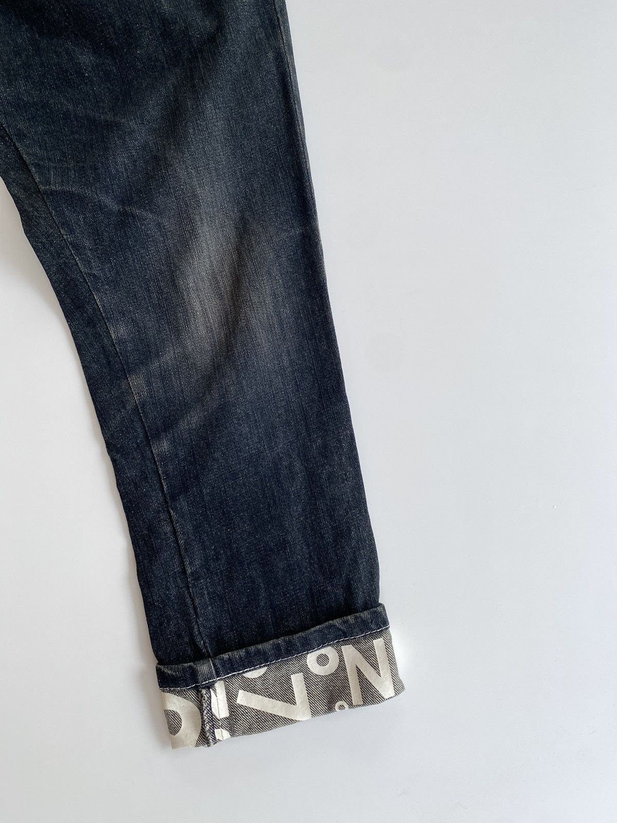 Japanese Brand Vintage Nylaus Denim Double Waist Black Size US 31 - 5 Thumbnail