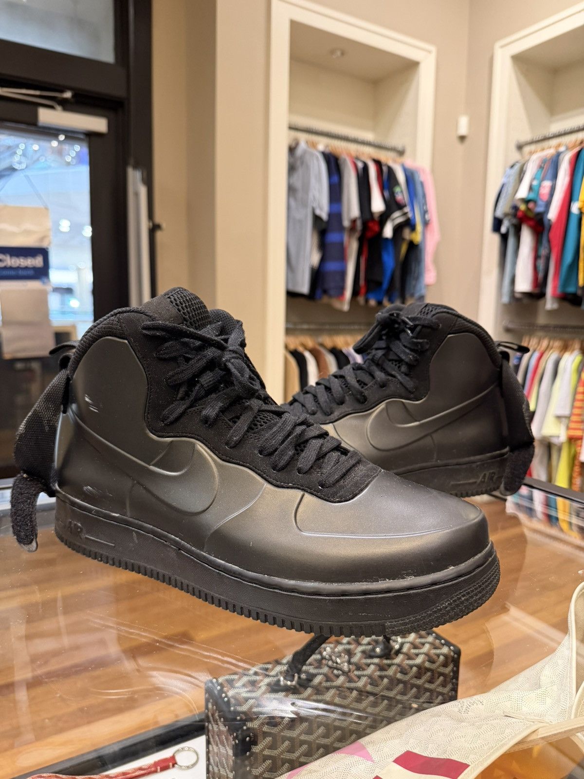 Nike Nike Air Foamposite Cup High Top - Triple Black Size US 10.5 / EU 43-44 - 1 Thumbnail