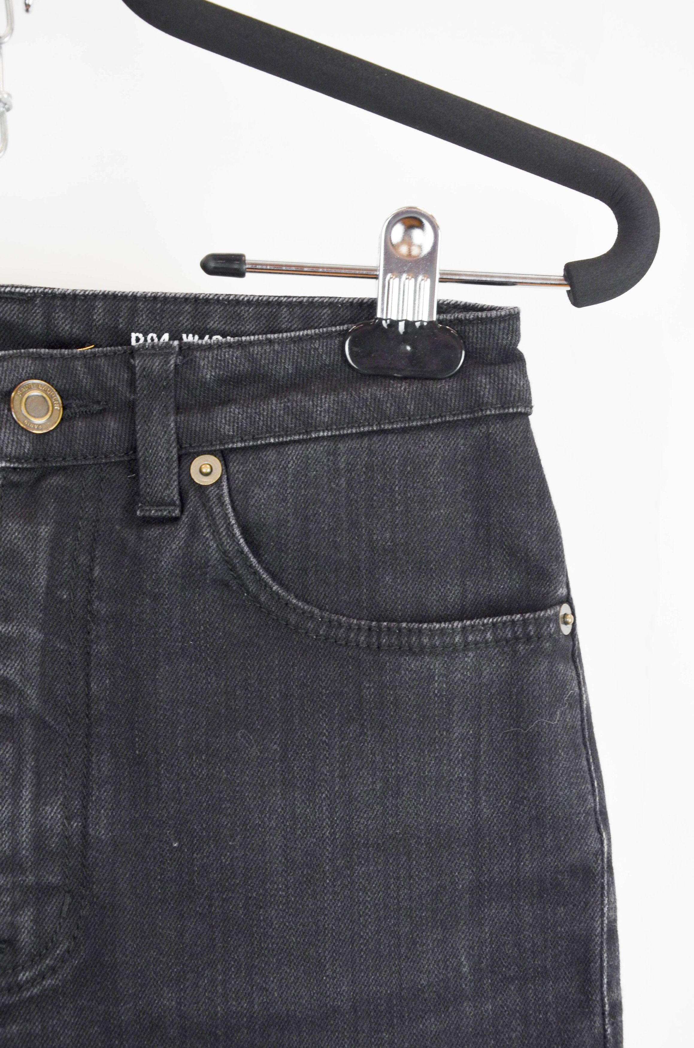 Saint Laurent Paris D04 Skinny Jeans Black - Size 28
