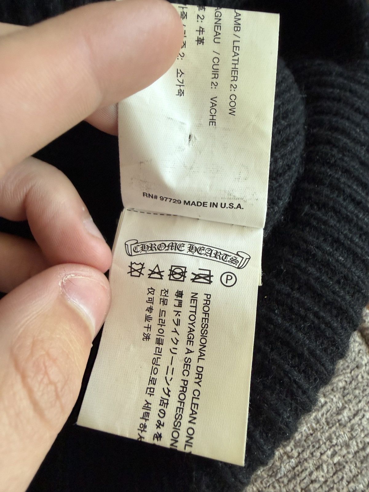 Chrome Hearts Matty Boy CH Beanie Size ONE SIZE - 4 Thumbnail