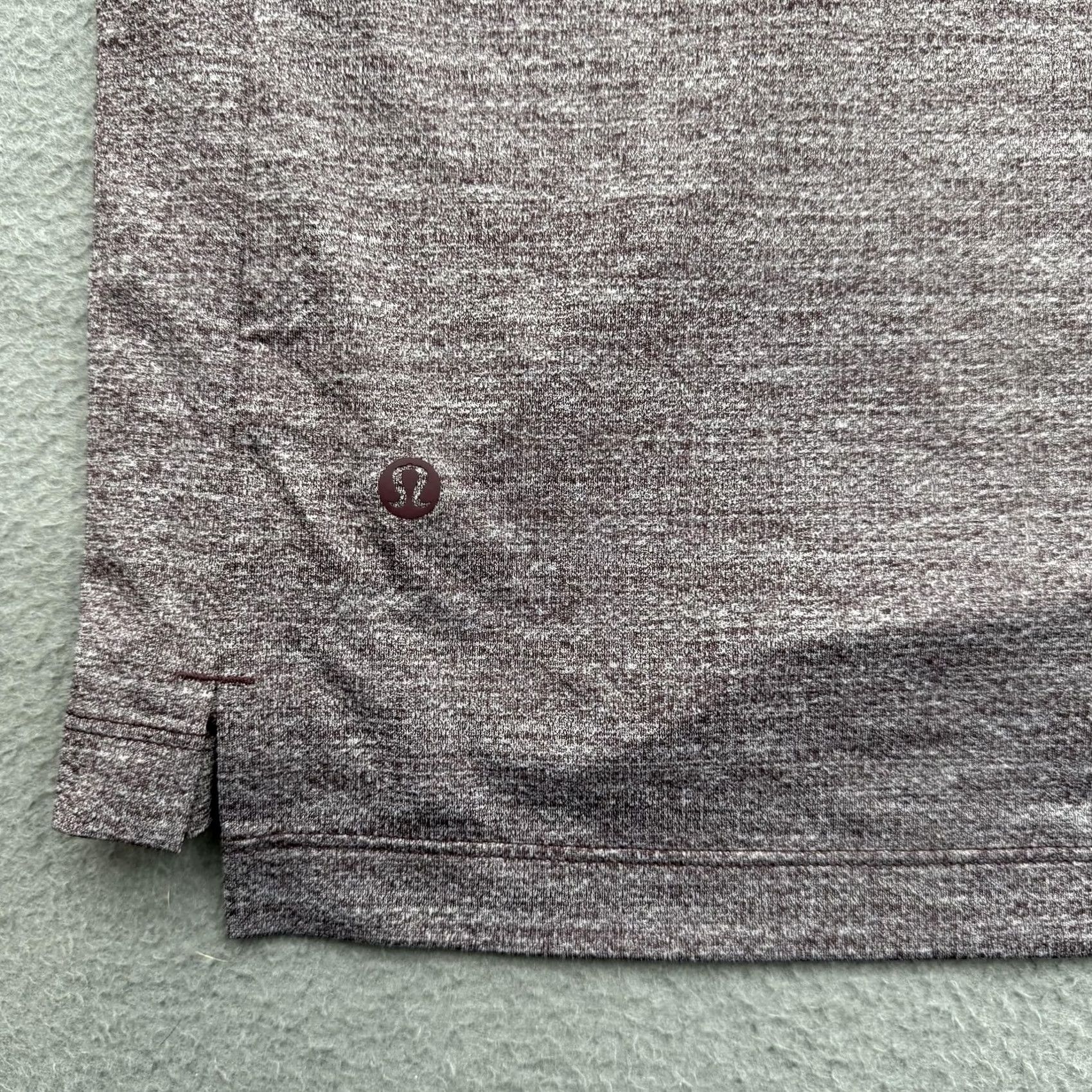 Lululemon Lululemon Polo Shirt Mens Large Purple Heather Golf Athletic Performance Casual Shirt Size US L / EU 52-54 / 3 - 3 Thumbnail