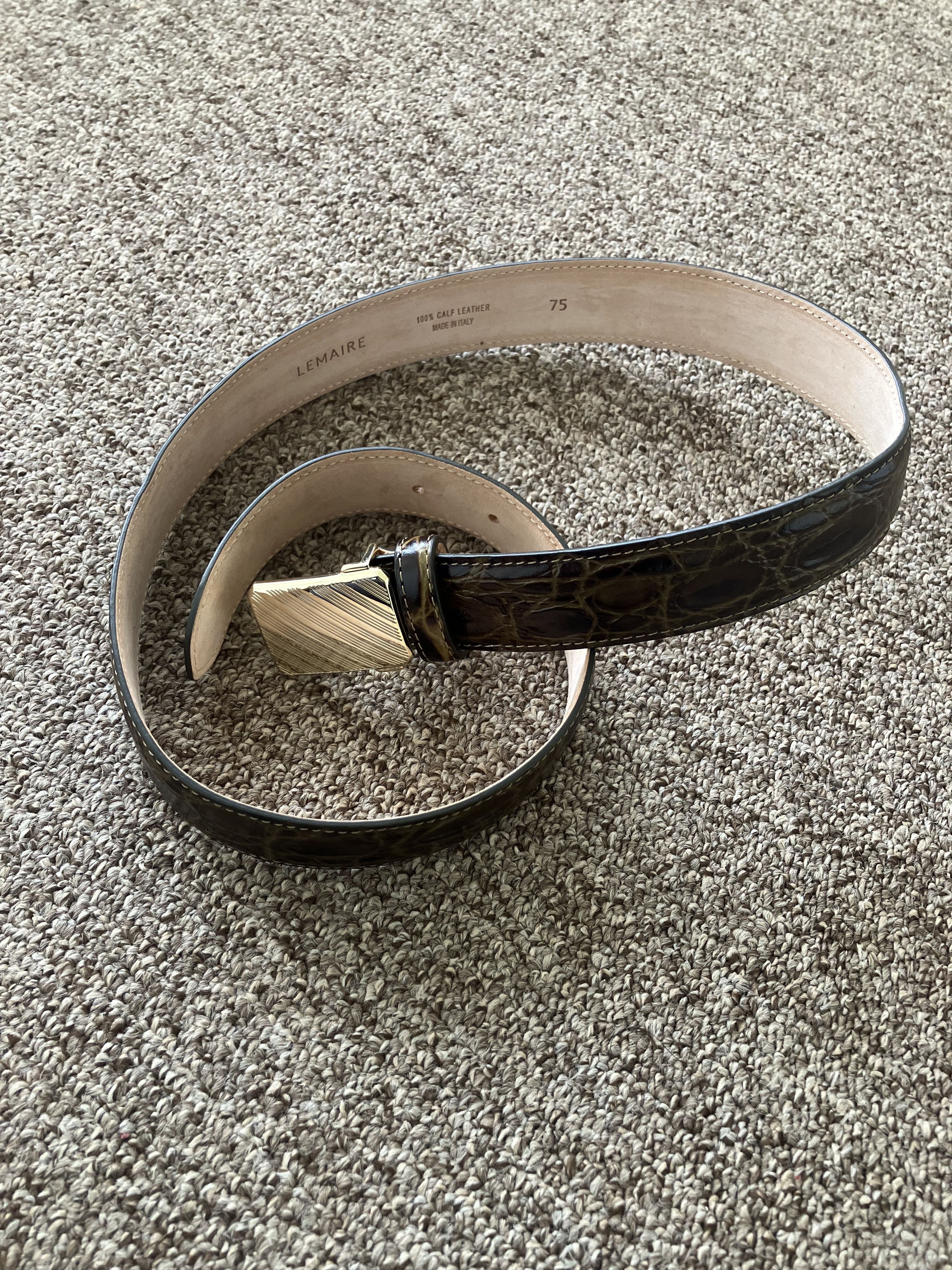 Lemaire Lemaire Military Belt 30 Size 28 - 4 Thumbnail