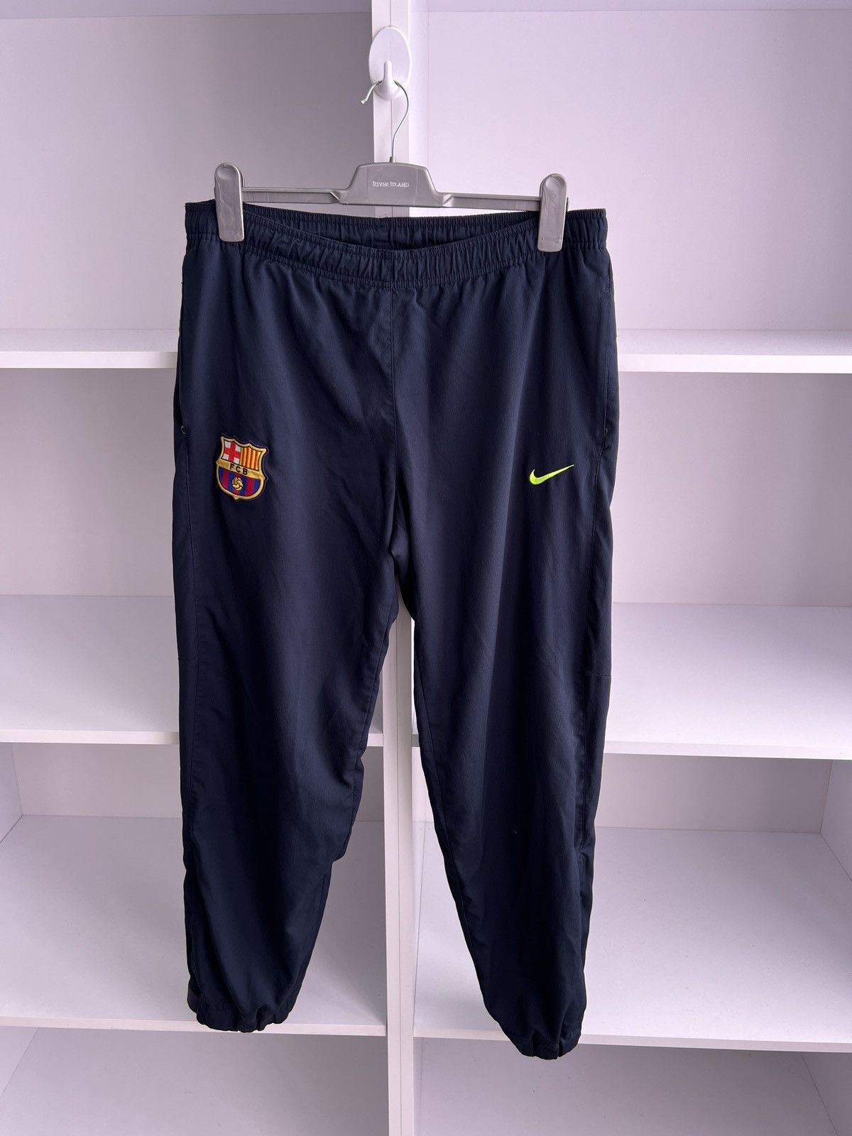 Nike × Vintage Nike Pants Vintage Nike FC Barcelona Track Pants Size US 33 - 2 Thumbnail