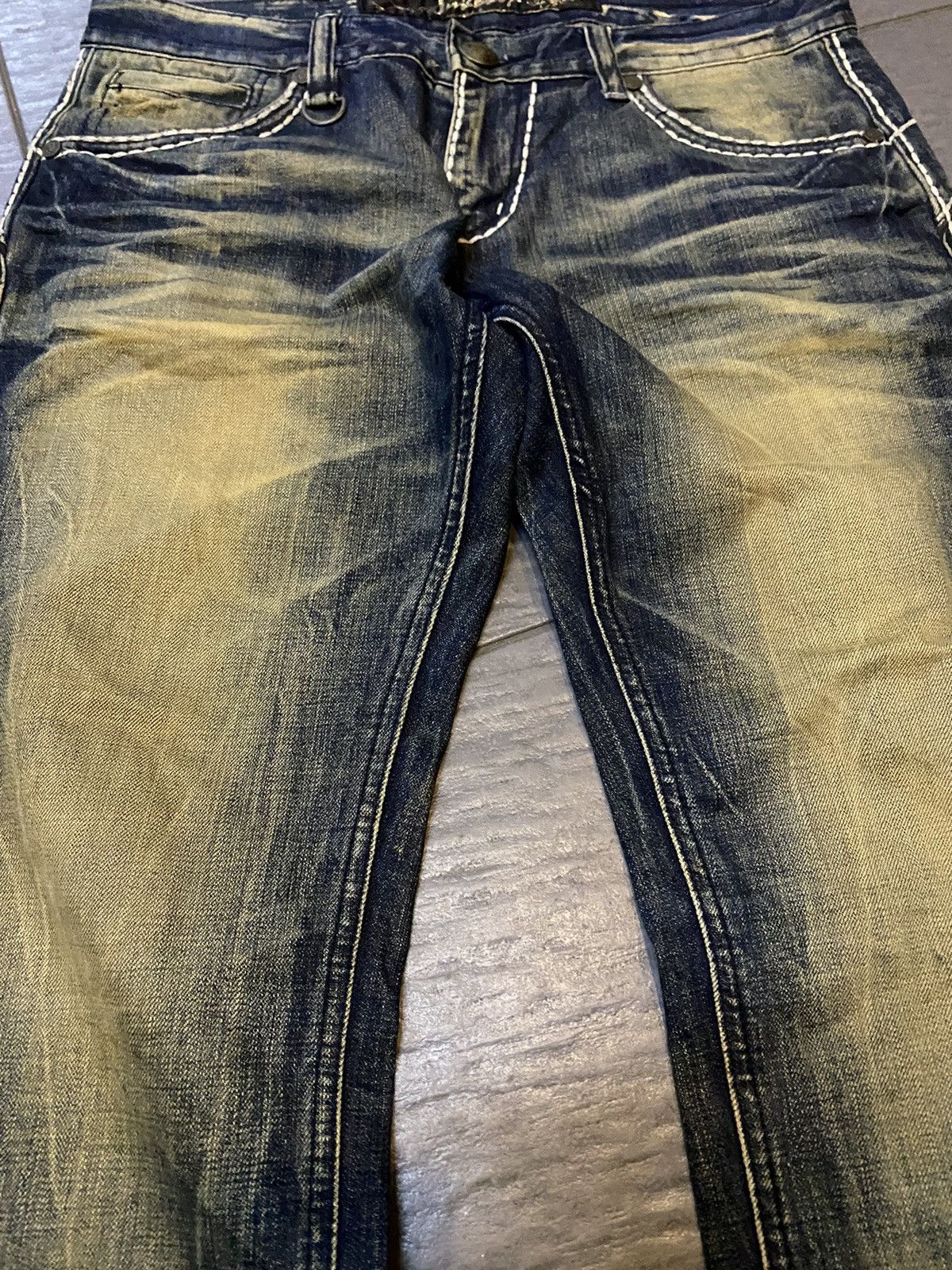 Vintage Japan🇯🇵🇯🇵 🔥🔥rusty denim Size US 35 - 3 Thumbnail