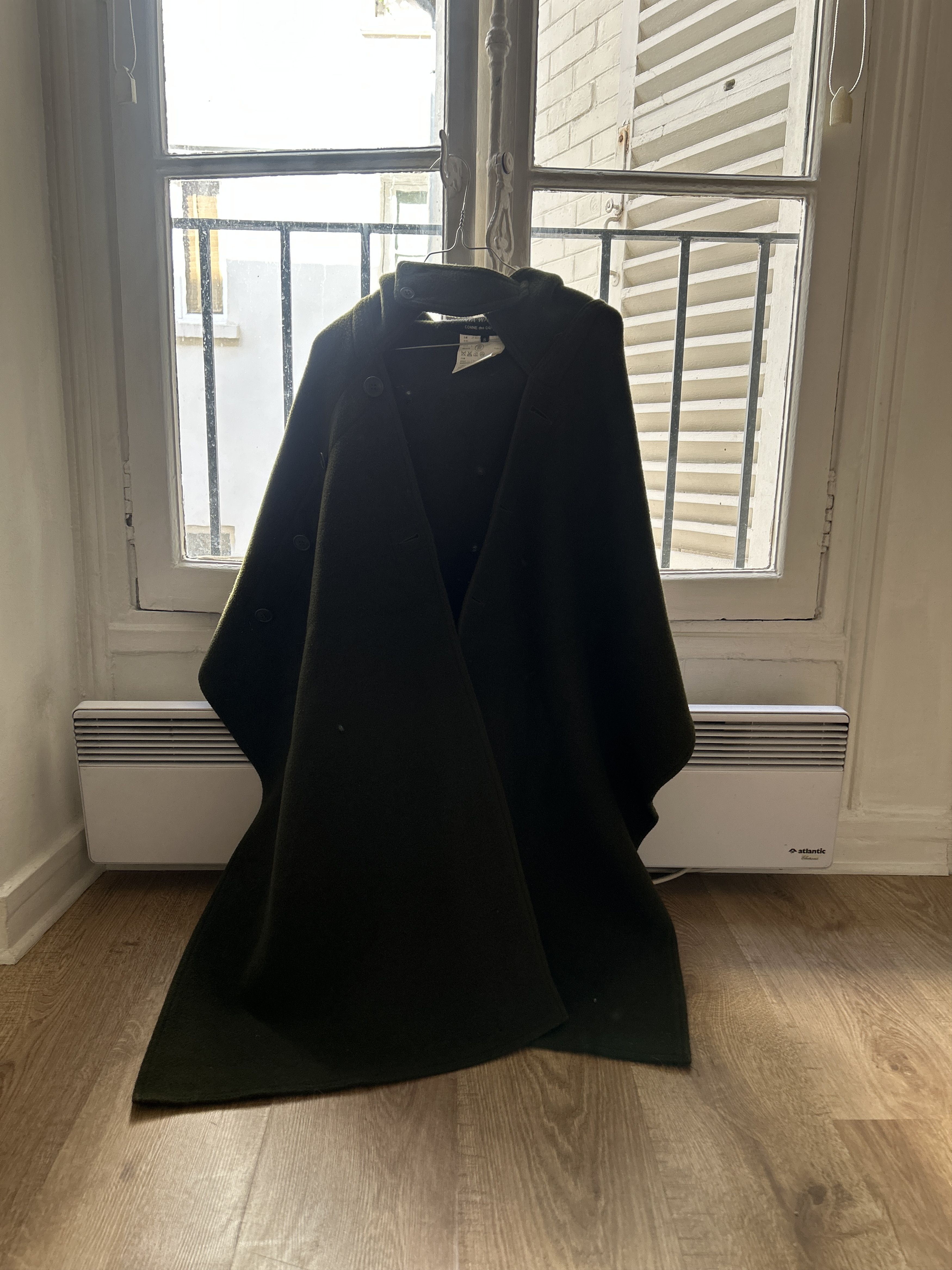 Junya Watanabe Junya Watanabe x Comme des Garçons Olive Wool Military Cape Size US S / EU 44-46 / 1 - 5 Thumbnail