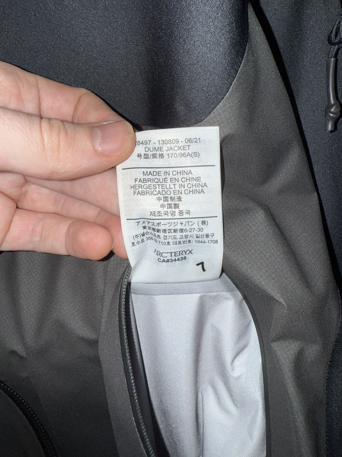 Arc'teryx Arc’teryx System_A Dume Jacket Black Ash Size US S / EU 44-46 / 1 - 7 Thumbnail