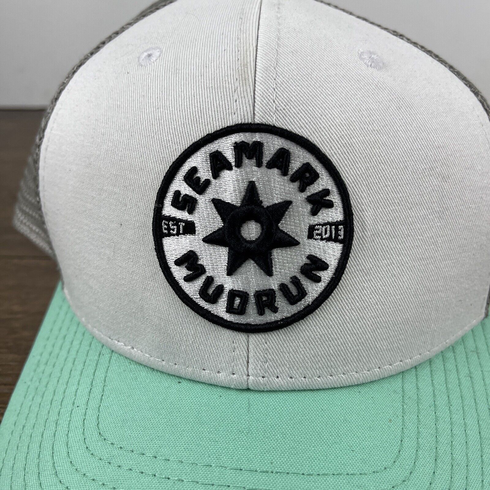 Other Seamark Mudrun Hat Seamark Mud Run White Adjustable Hat Snap Size ONE SIZE - 9 Thumbnail