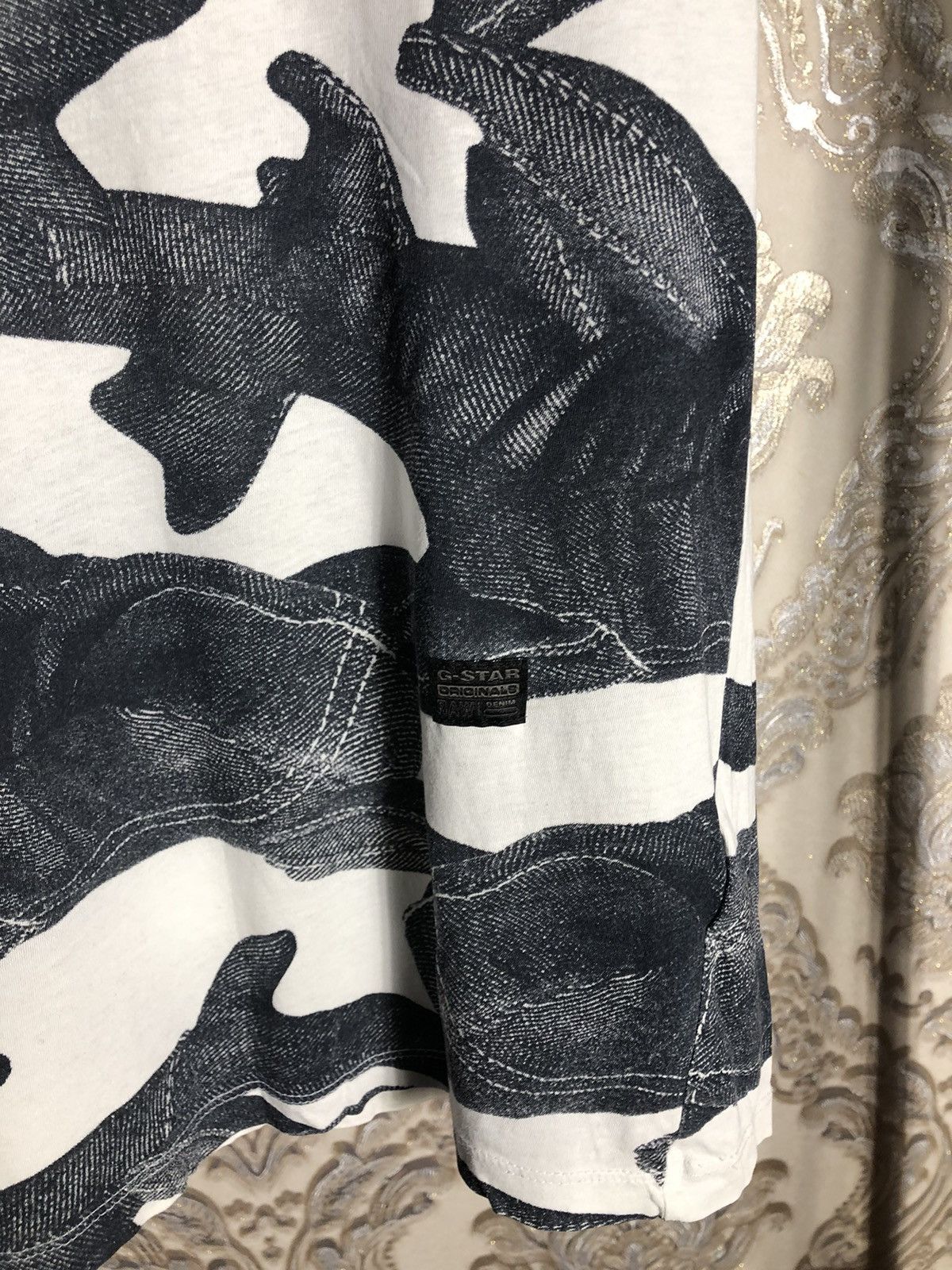 G-Star × Vintage VERY RARE G STAR RAW SHARKS DESIGNER T-SHIRT JAPAN STYLE Y2K Size US M / EU 48-50 / 2 - 4 Thumbnail