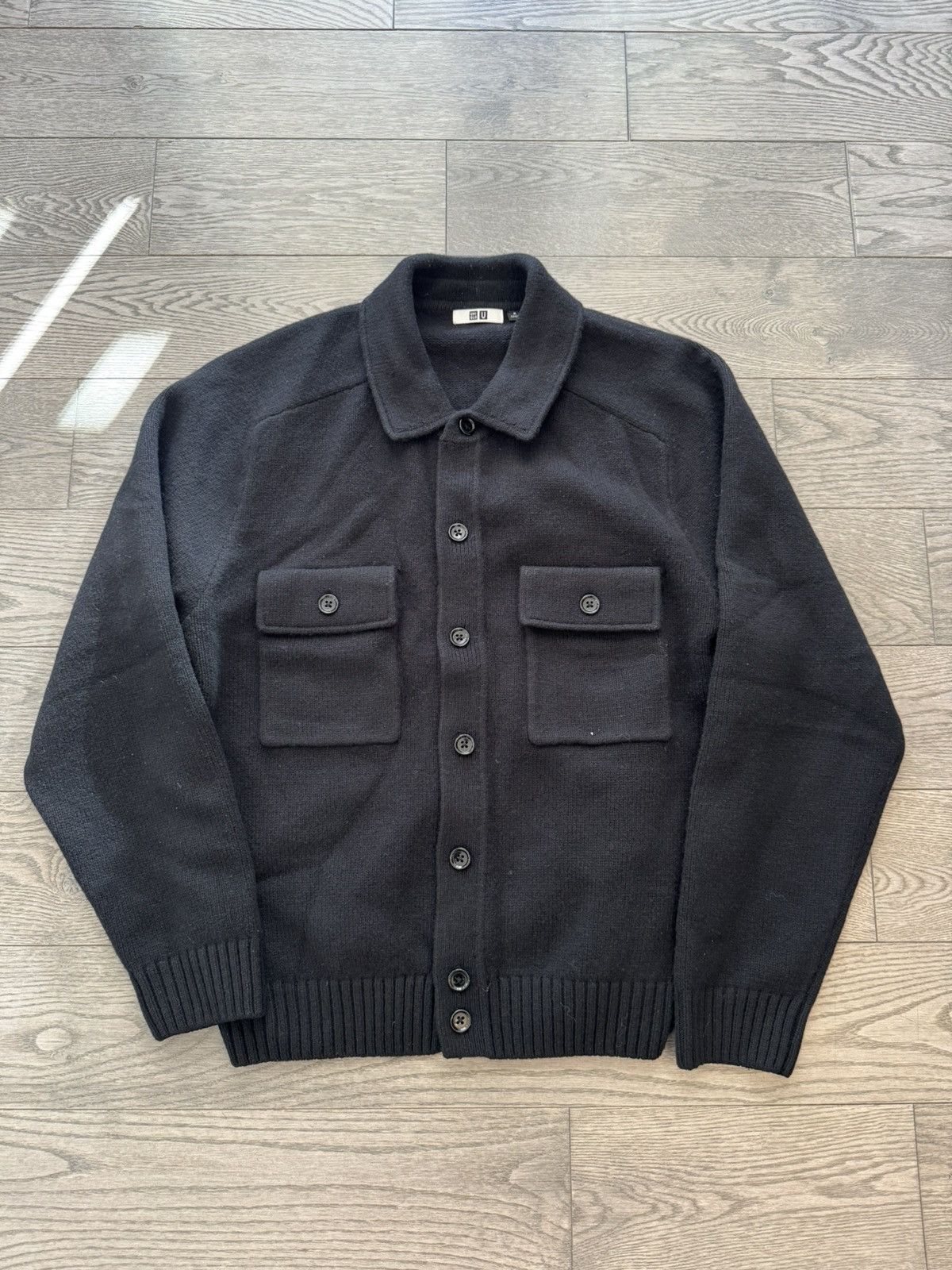 Lemaire × Uniqlo Lambswool Knit Jacket Size US M / EU 48-50 / 2 - 3 Thumbnail