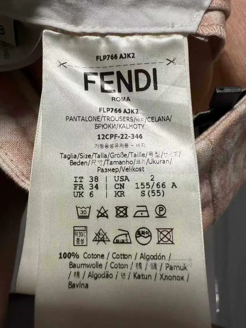 Fendi Fendi Scribble Full Print Shorts Size 25" / US 0 / IT 36 - 6 Thumbnail