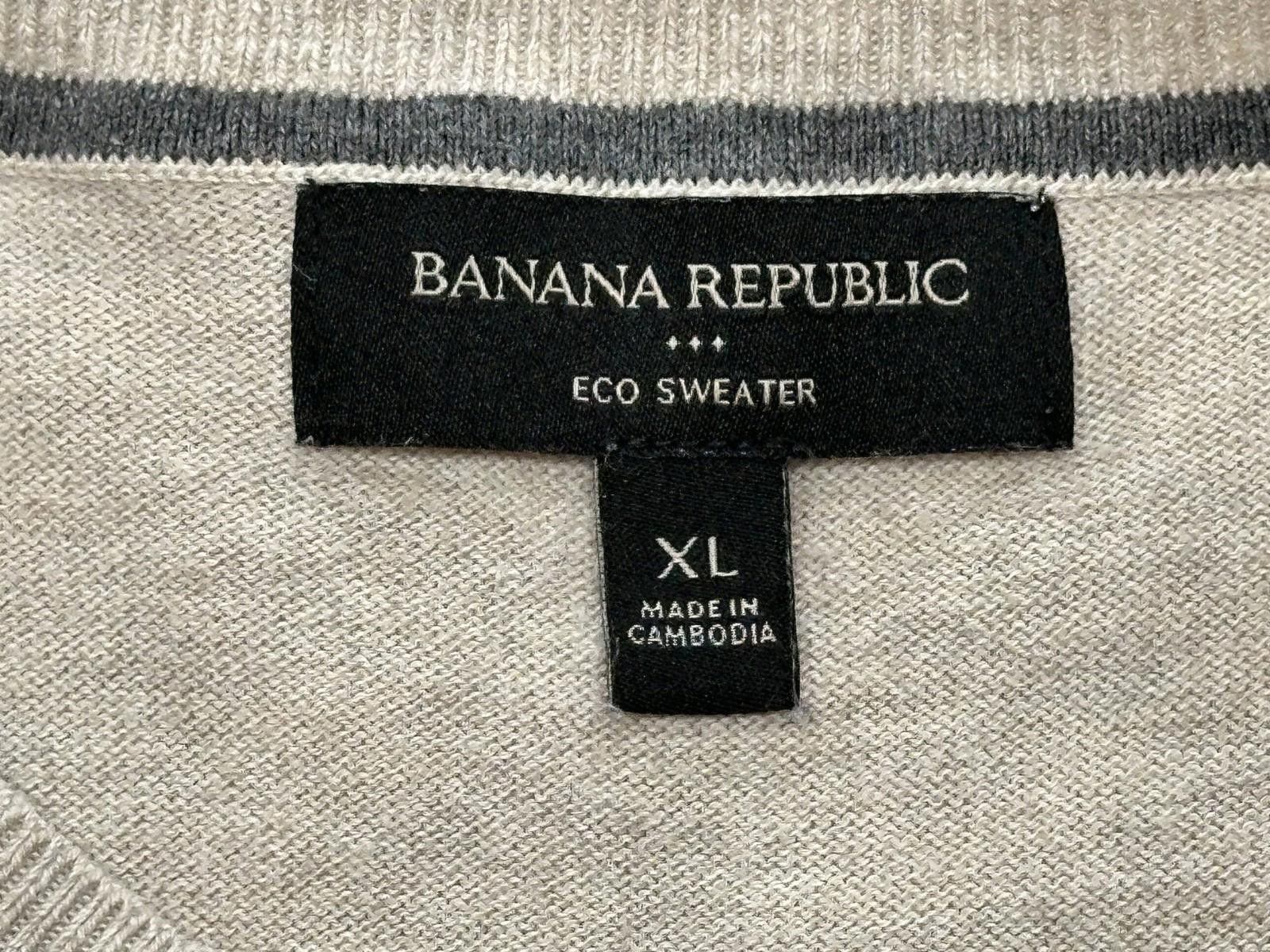Banana Republic Banana Republic Cotton/Poly Long Sleeve Sweater Brown Men XL Size US XL / EU 56 / 4 - 7 Thumbnail