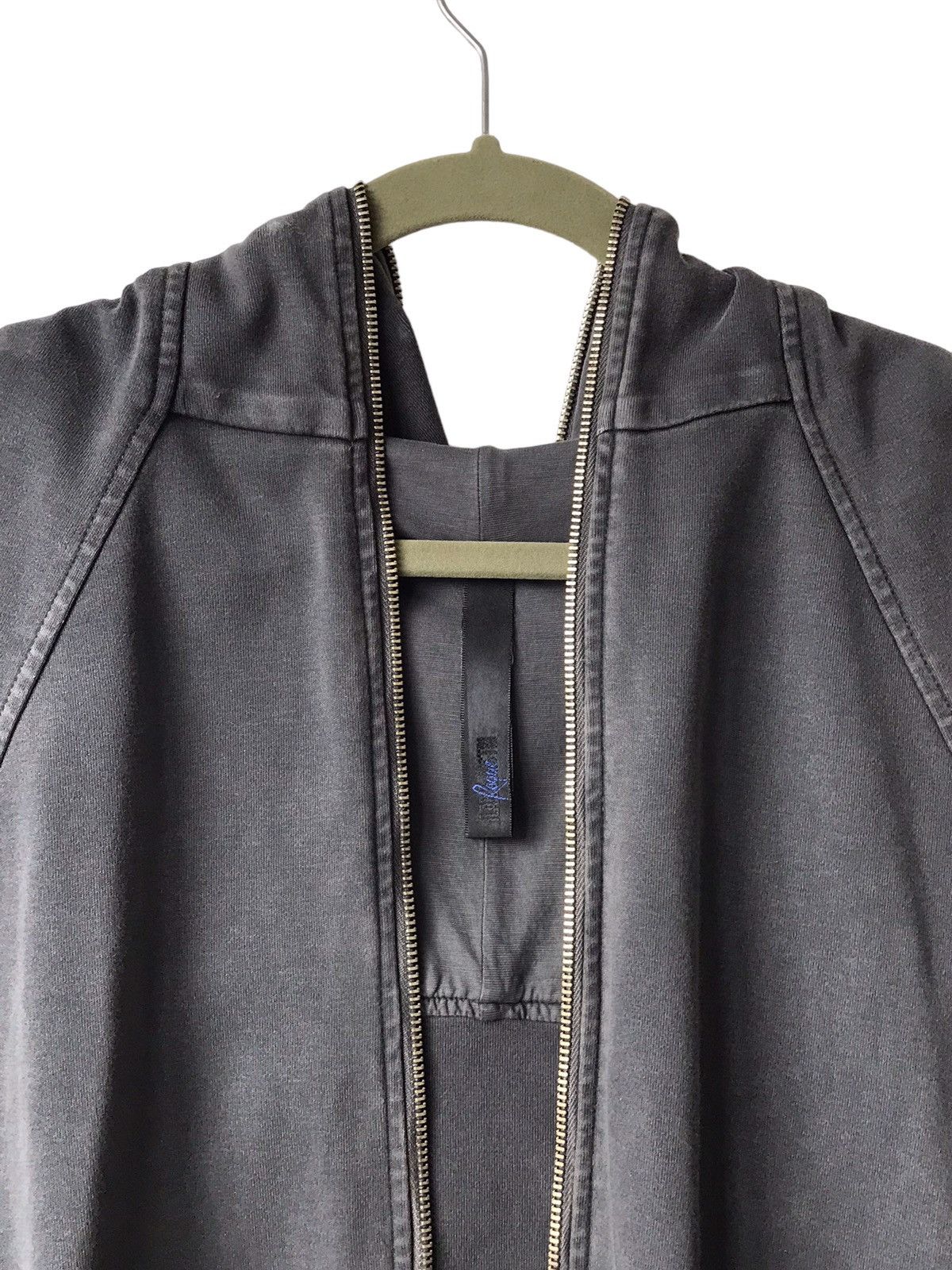 Ilaria Nistri ILARIA NISTRI Gray Fade Full Zipped Long Sweatshirt Hoodies Size S / US 4 / IT 40 - 11 Thumbnail