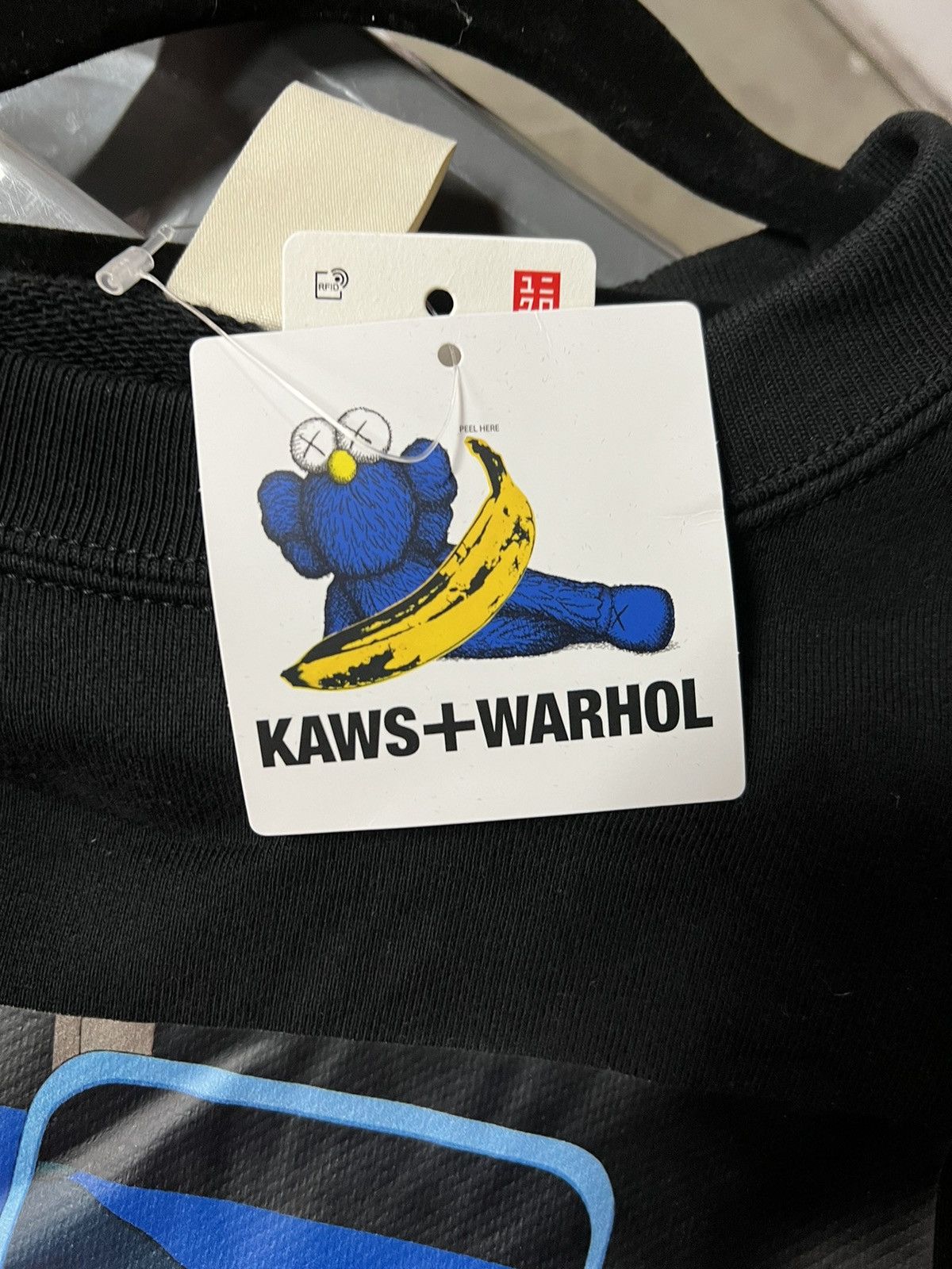 Kaws × Uniqlo Kaws Andy Warhol Uniqlo Black Sweatshirt S New DS Size US S / EU 44-46 / 1 - 8 Thumbnail
