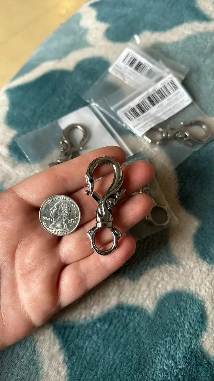 Other Punk Skull Carabiner Keychain Size ONE SIZE - 4 Thumbnail