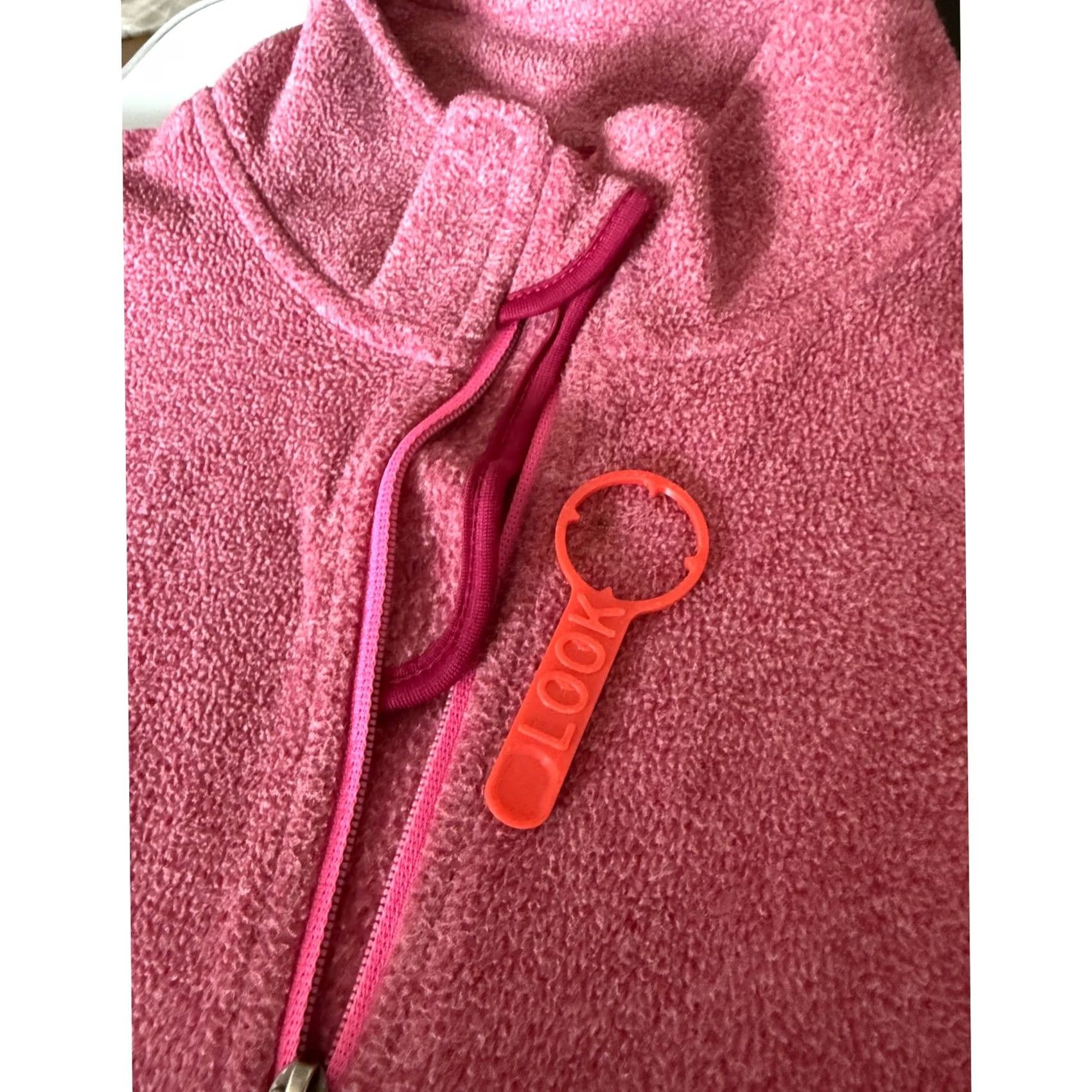 Champion C9 by Champion Womens L Fleece Jacket Pink Full Zip Mock Neck Active Gorpcore Size L / US 10 / IT 46 - 4 Thumbnail