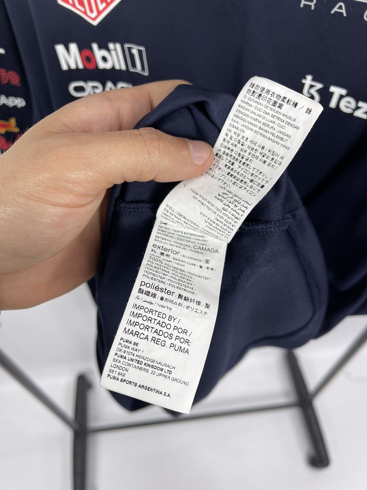 Puma Red Bull Puma Size XL Blue 2021 Moto Racing Formula 1 Size US XL / EU 56 / 4 - 7 Thumbnail