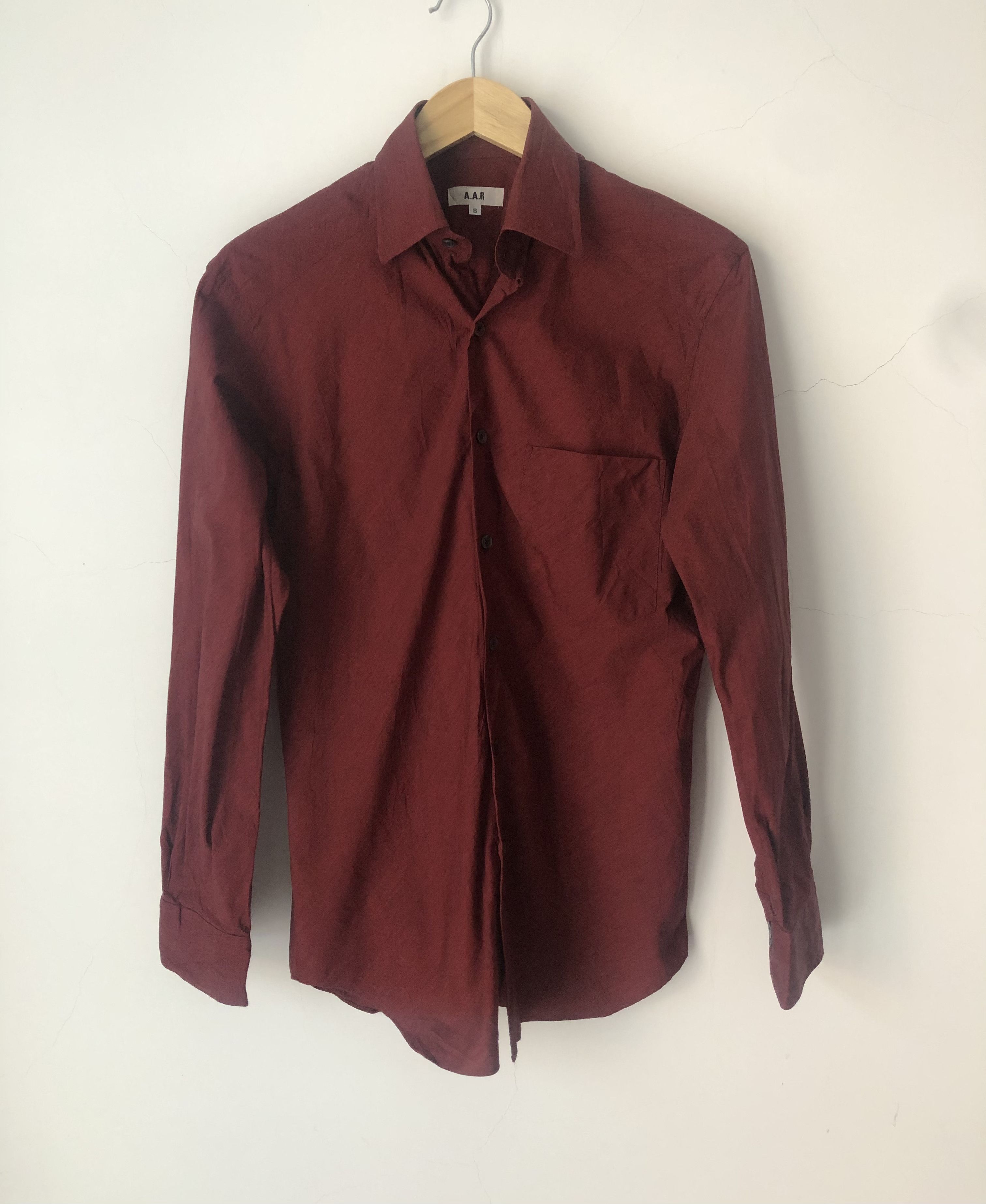 Yohji Yamamoto red wine shirt Size US L / EU 52-54 / 3 - 1 Thumbnail