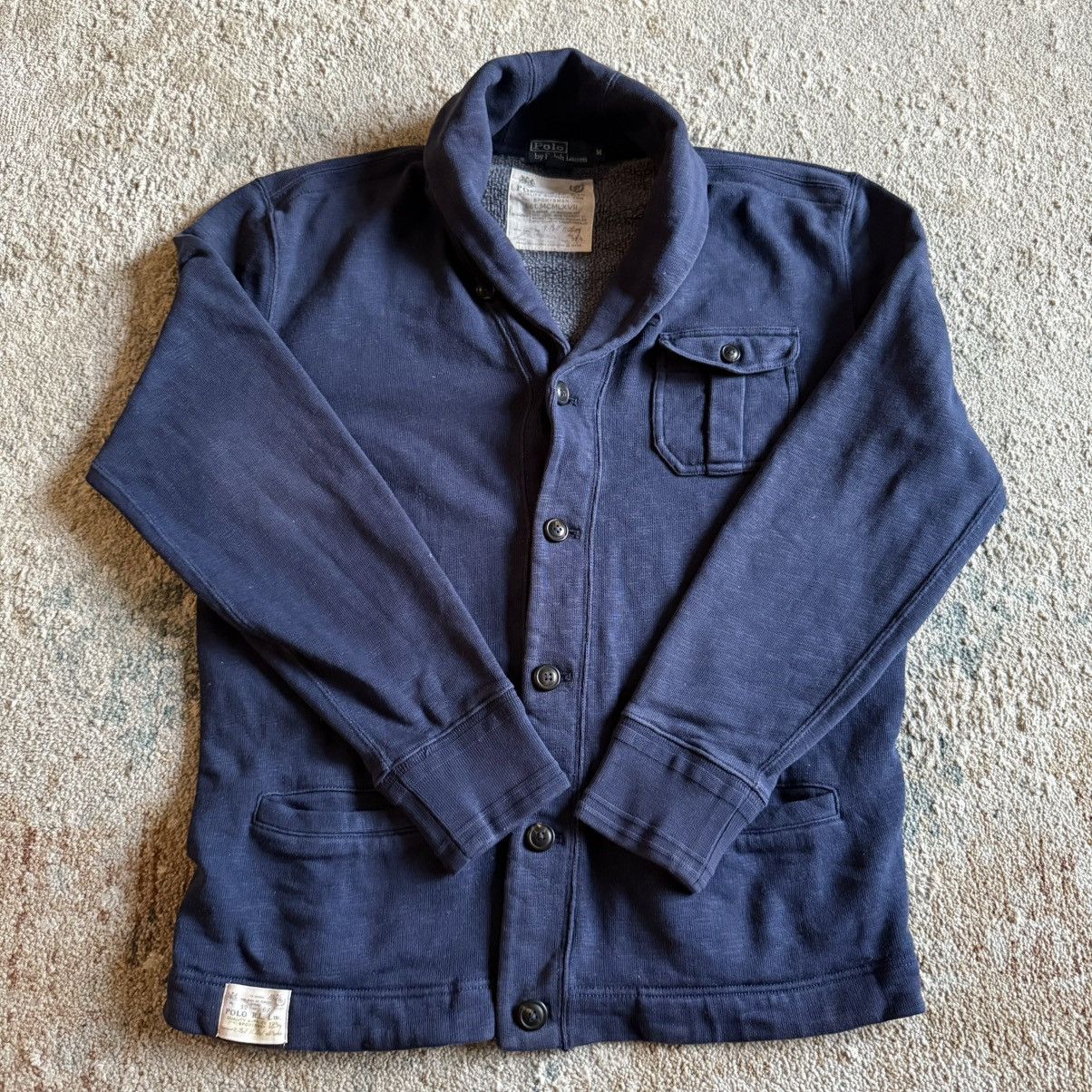 Polo Ralph Lauren Vintage Polo Ralph Lauren Sportsman Cardigan Sweater Size US M / EU 48-50 / 2 - 2 Thumbnail