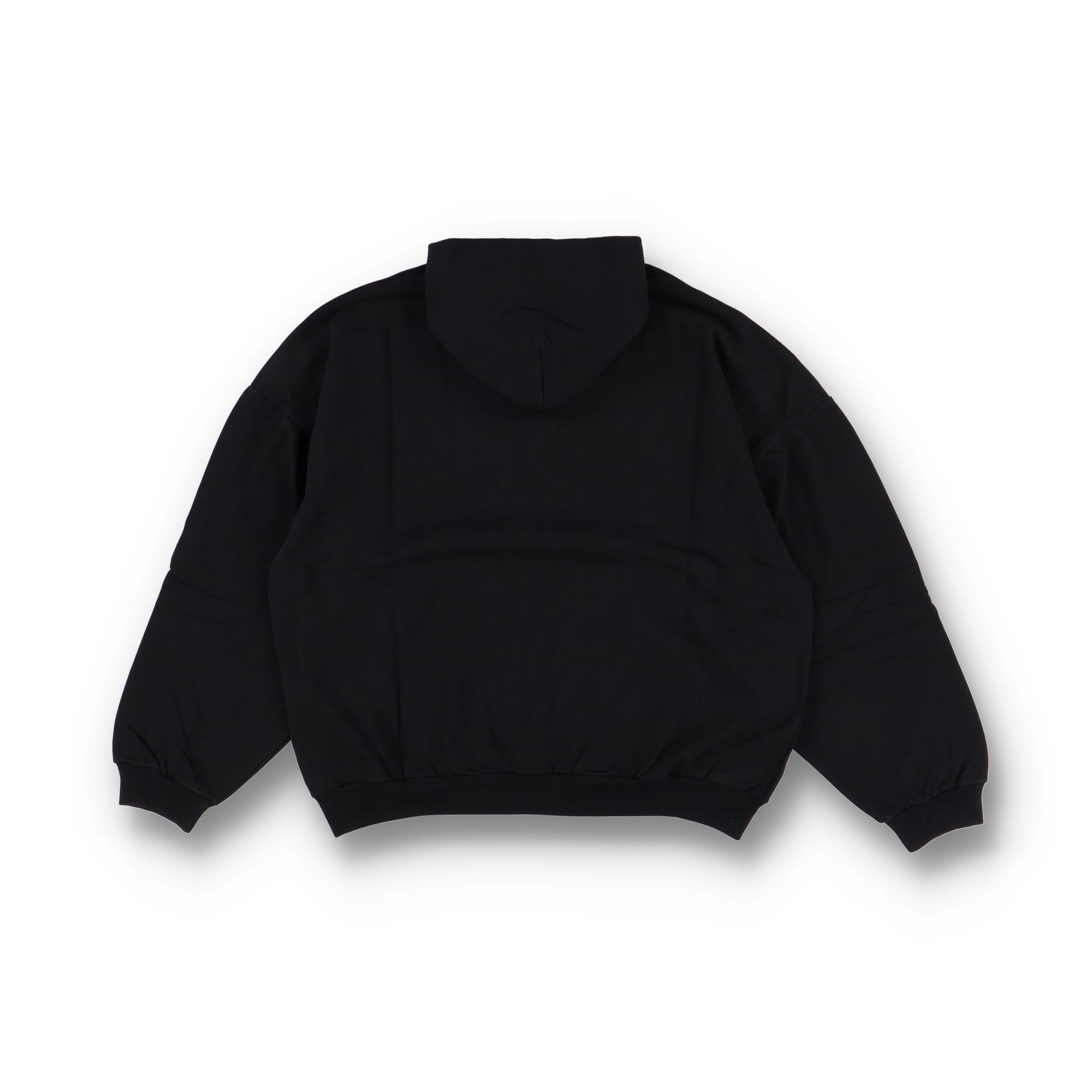 Balenciaga Black Embroidered Back Flip Logo Oversized Hoodie Size US XS / EU 42 / 0 - 9 Thumbnail