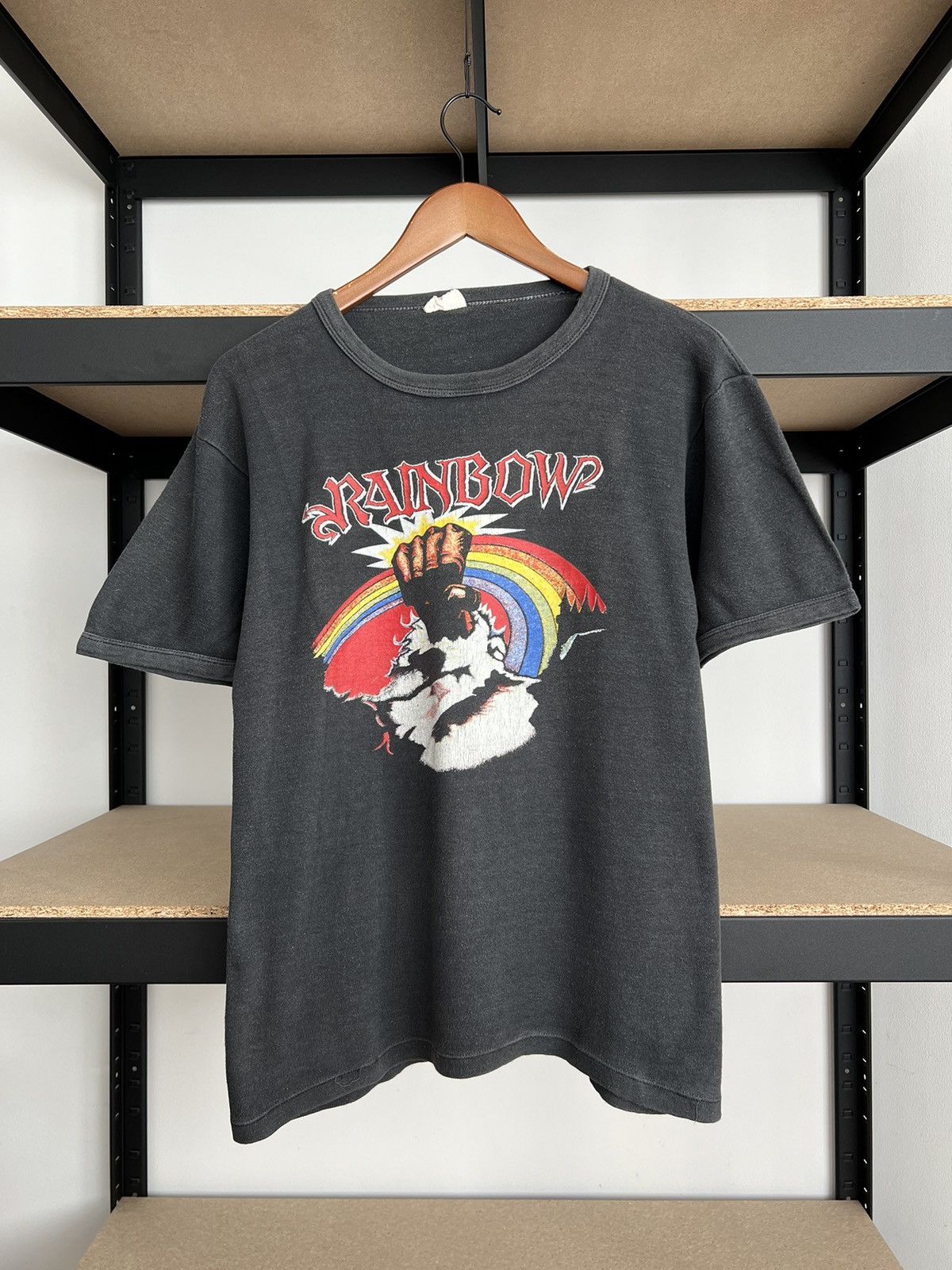 Band Tees Vintage 1980 Monster of Rock Rainbow Judas Priest Scorpions Size US M / EU 48-50 / 2 - 1 Thumbnail