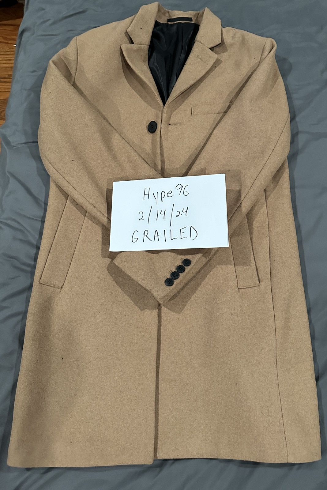 H&M H&M Camel Wool Overcoat Size 38R Size US S / EU 44-46 / 1 - 1 Thumbnail