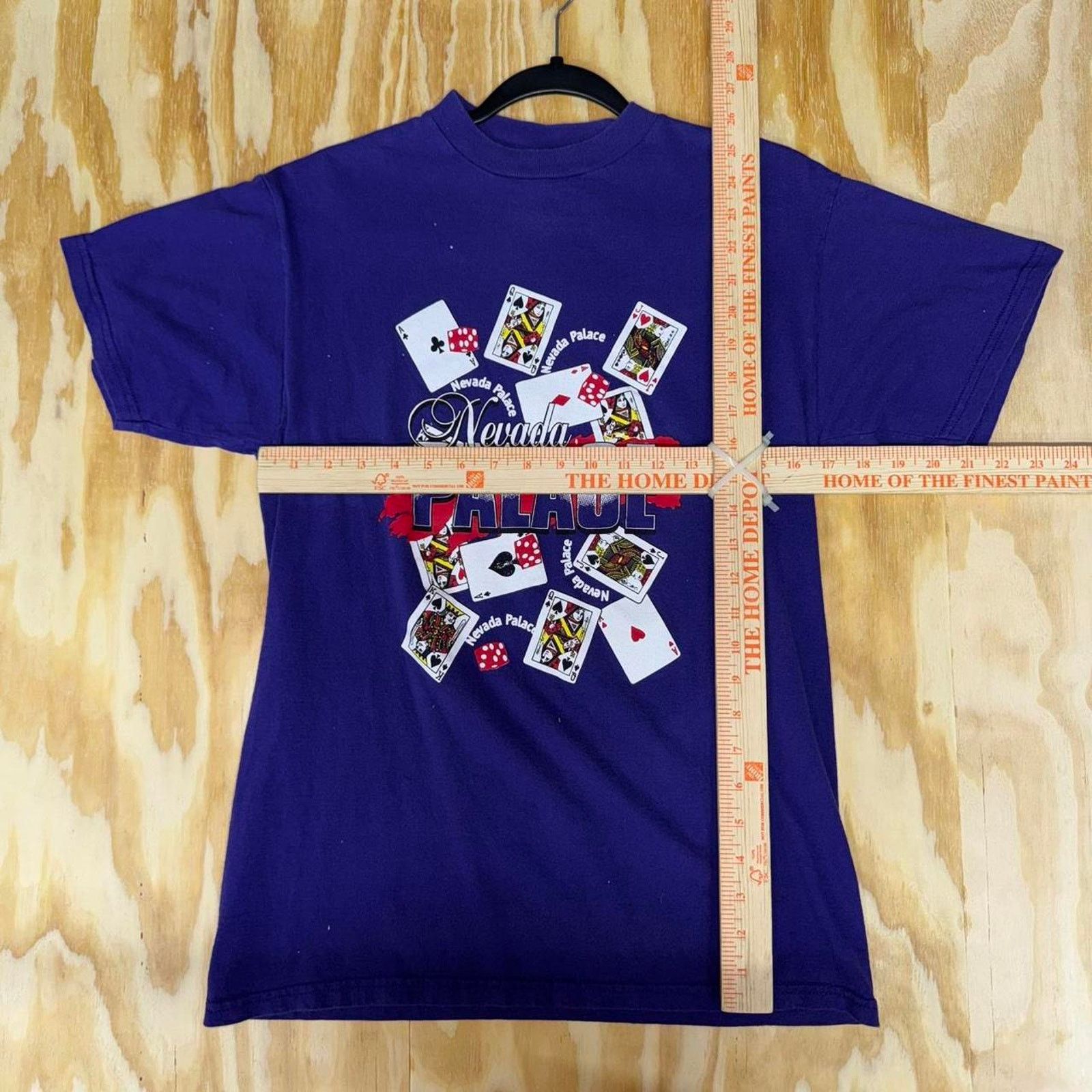 Tultex Vintage 1990s nevada palace casino tultex t-shirt Size US M / EU 48-50 / 2 - 3 Thumbnail