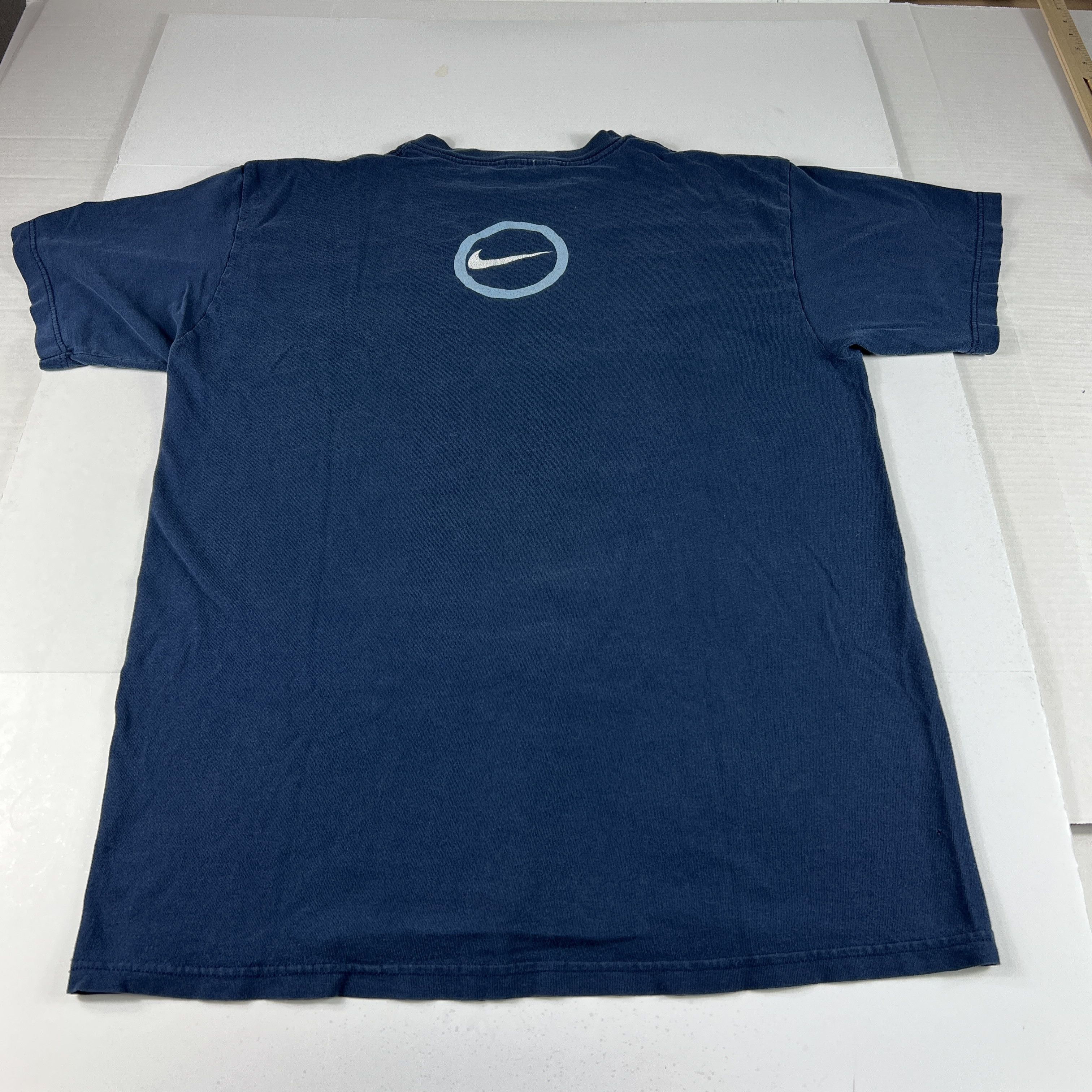Nike × Vintage VTG Nike Swoosh Shirt Double Sided Short Sleeve Tee USA Made Size US M / EU 48-50 / 2 - 8 Thumbnail