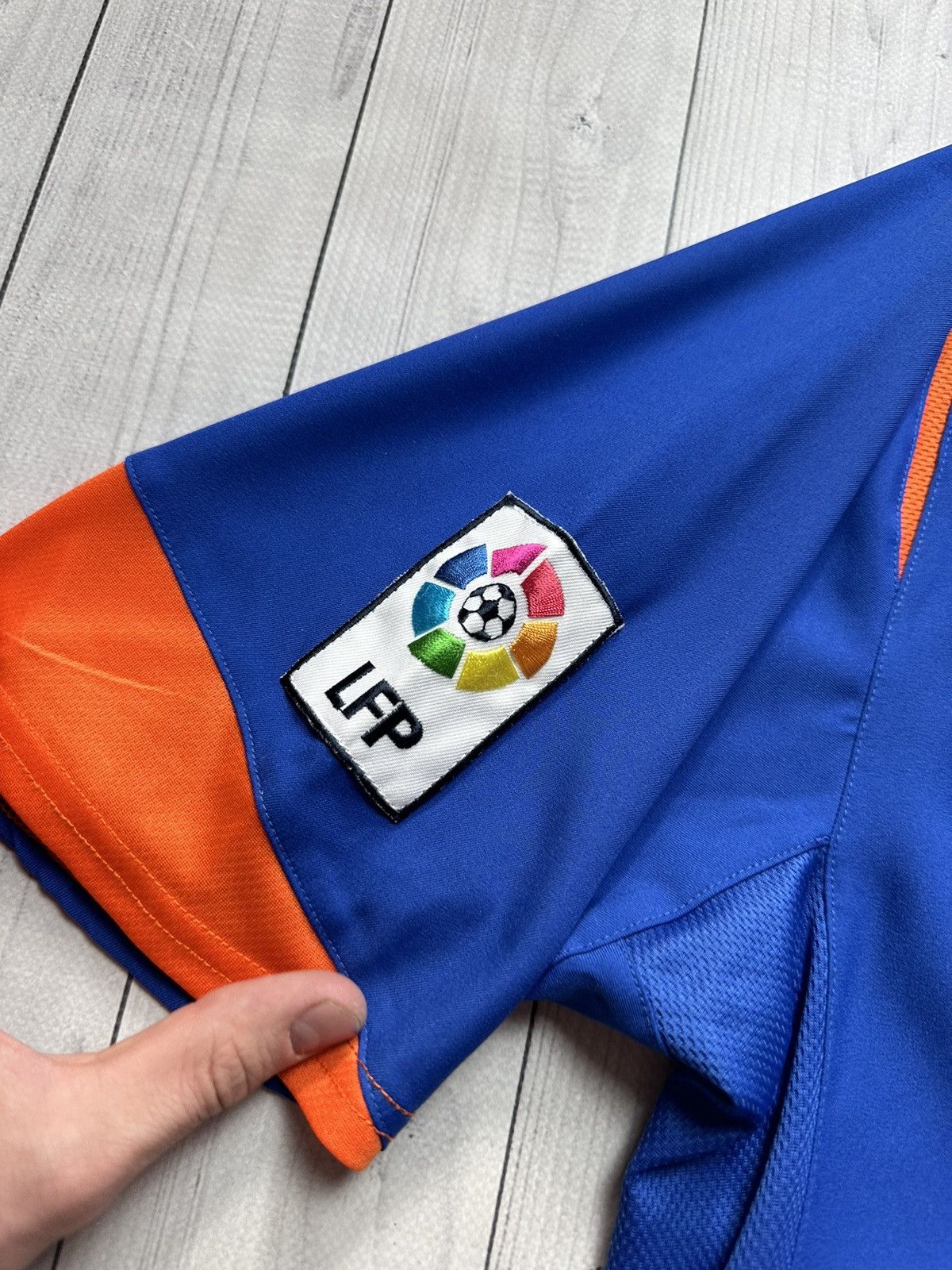 Nike × Vintage Vintage Nike Valencia soccer jersey size M blue Toyota rare Size US M / EU 48-50 / 2 - 5 Thumbnail