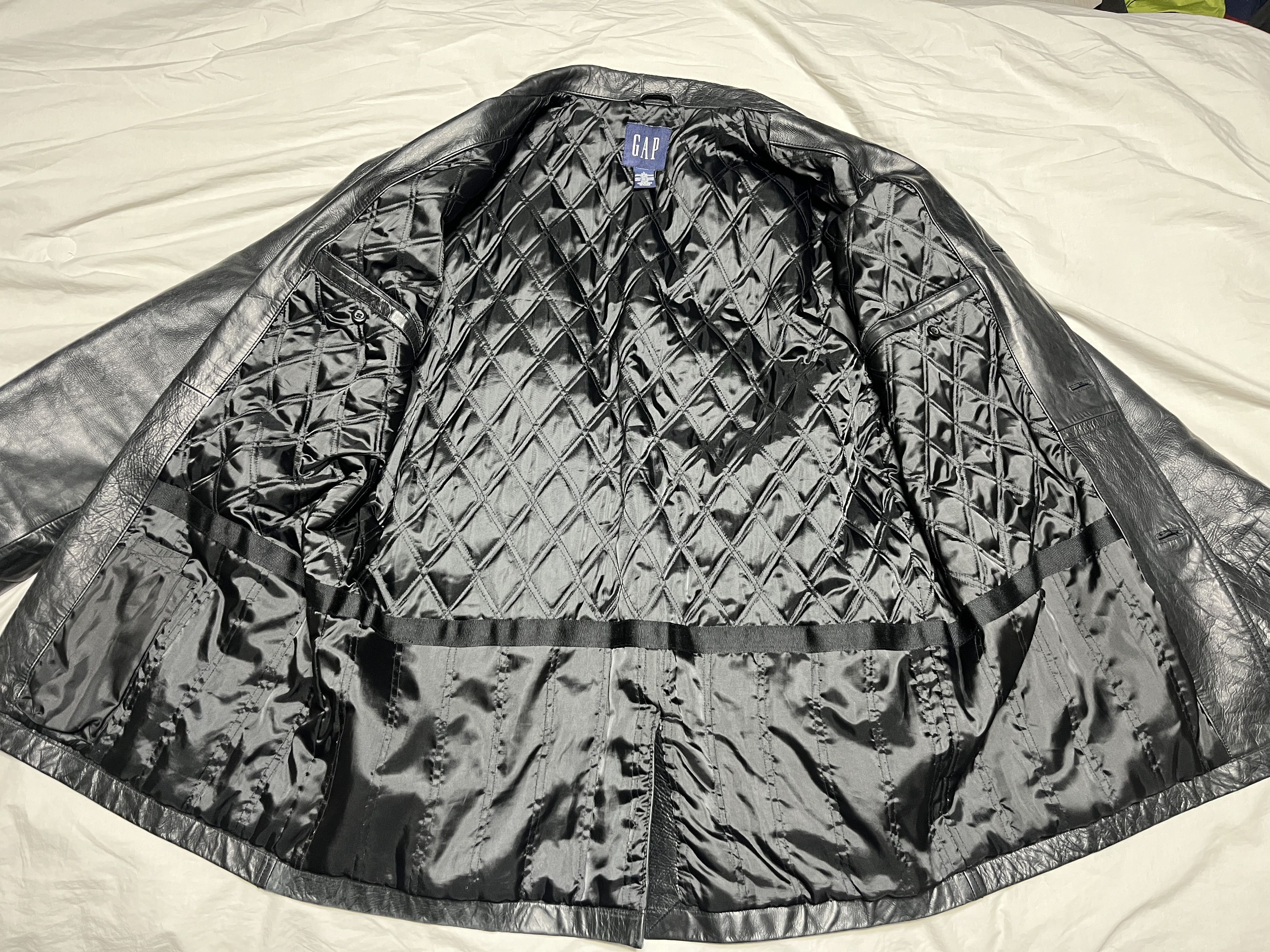 Gap old gap leather car coat Size US L / EU 52-54 / 3 - 9 Thumbnail
